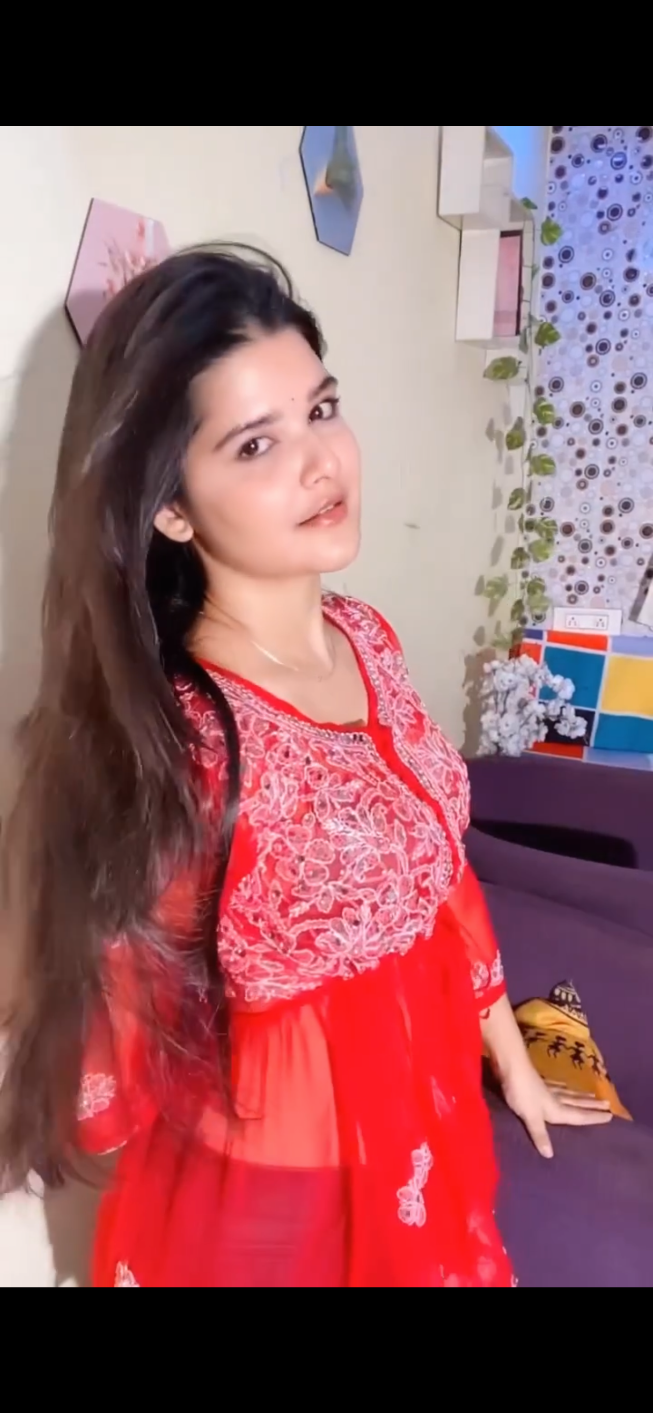 Aliza short mirror kurti