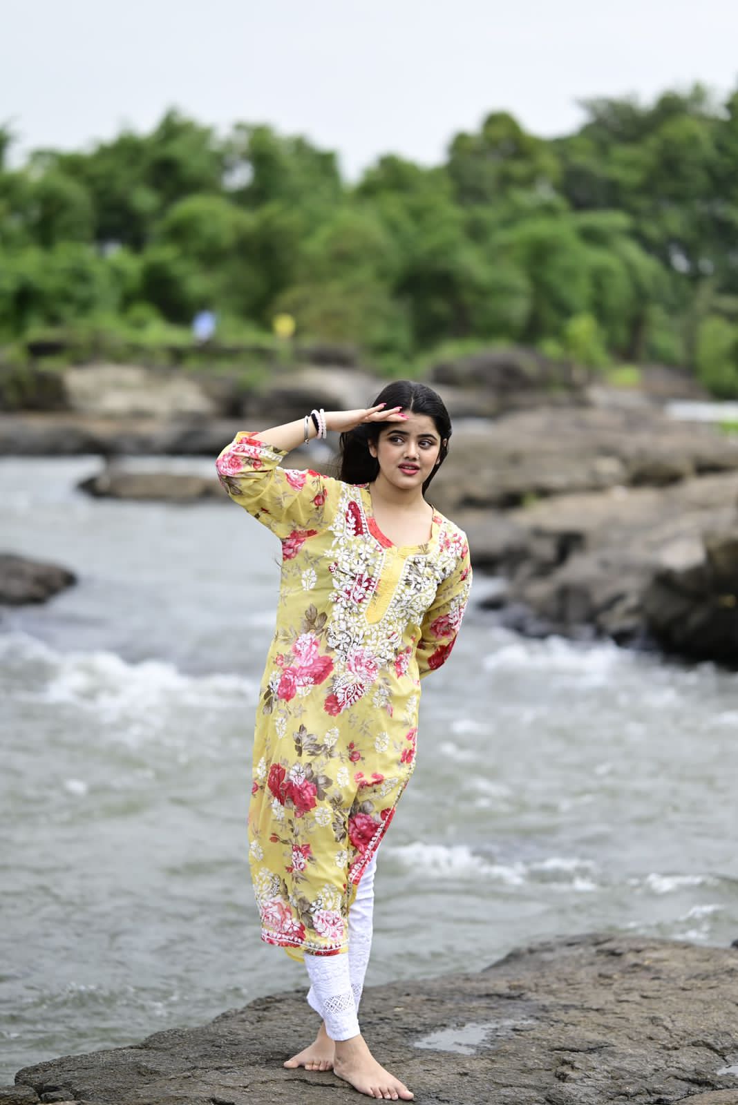 Jasmine Floral kurta