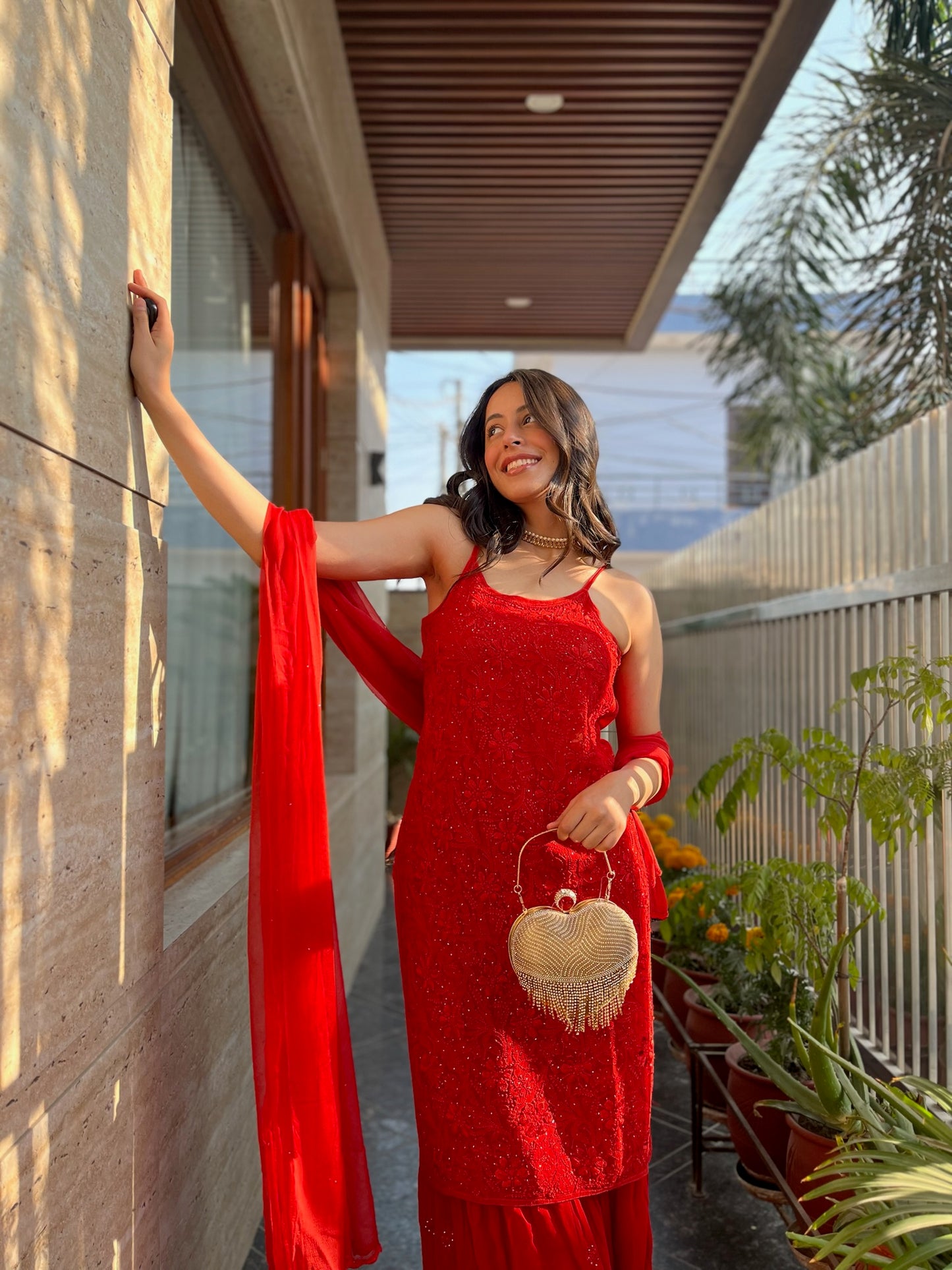 Farah premium sharara set