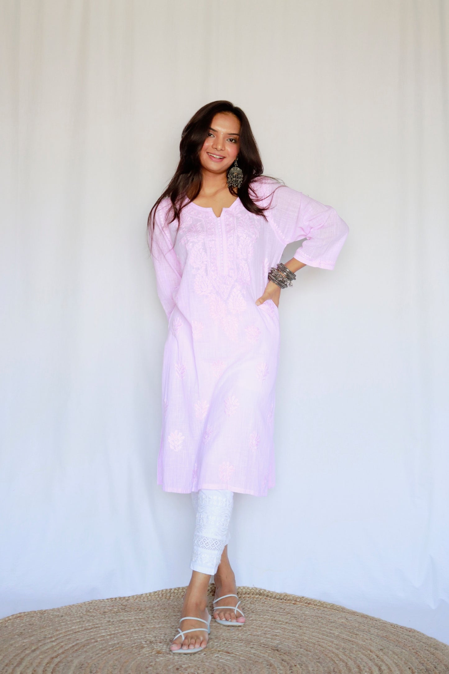 Adriti linen kurta