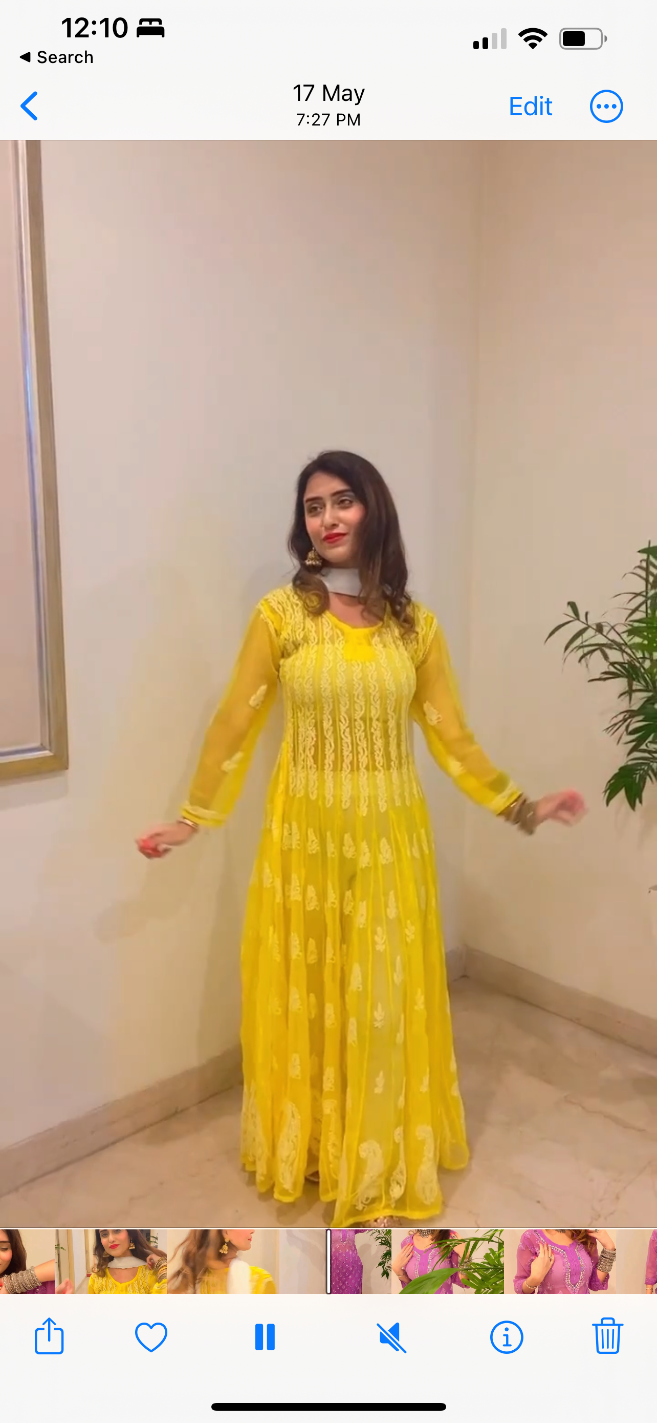 Adira Georgette Anarkali