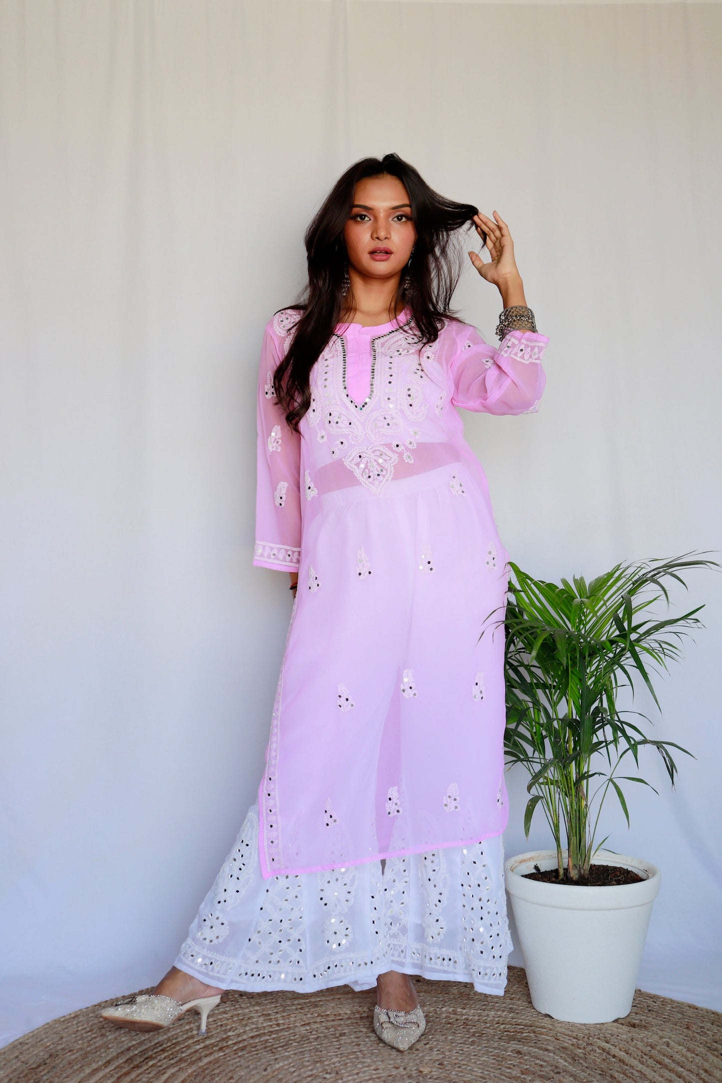 Aafreen mirror kurti