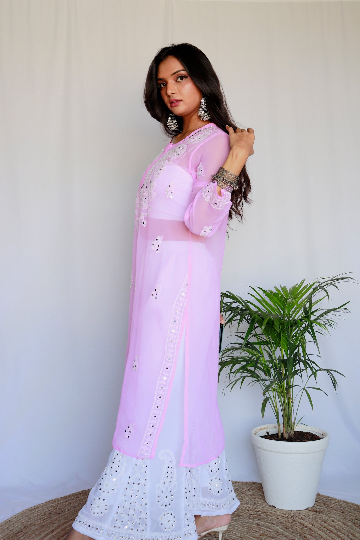 Aafreen mirror kurti
