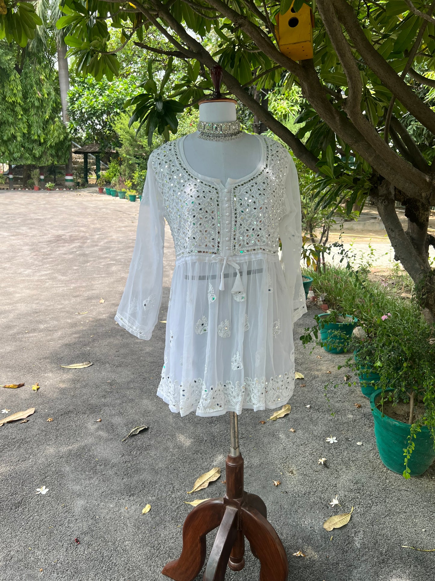 Aliza short mirror kurti