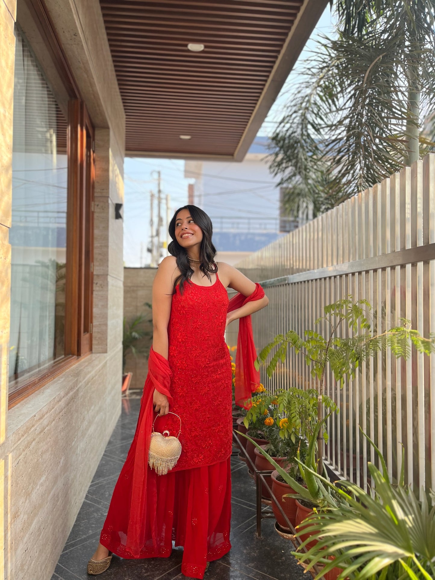 Farah premium sharara set