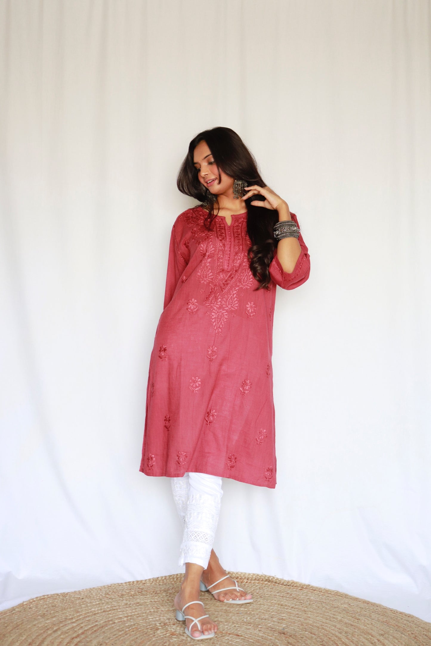 Adriti linen kurta