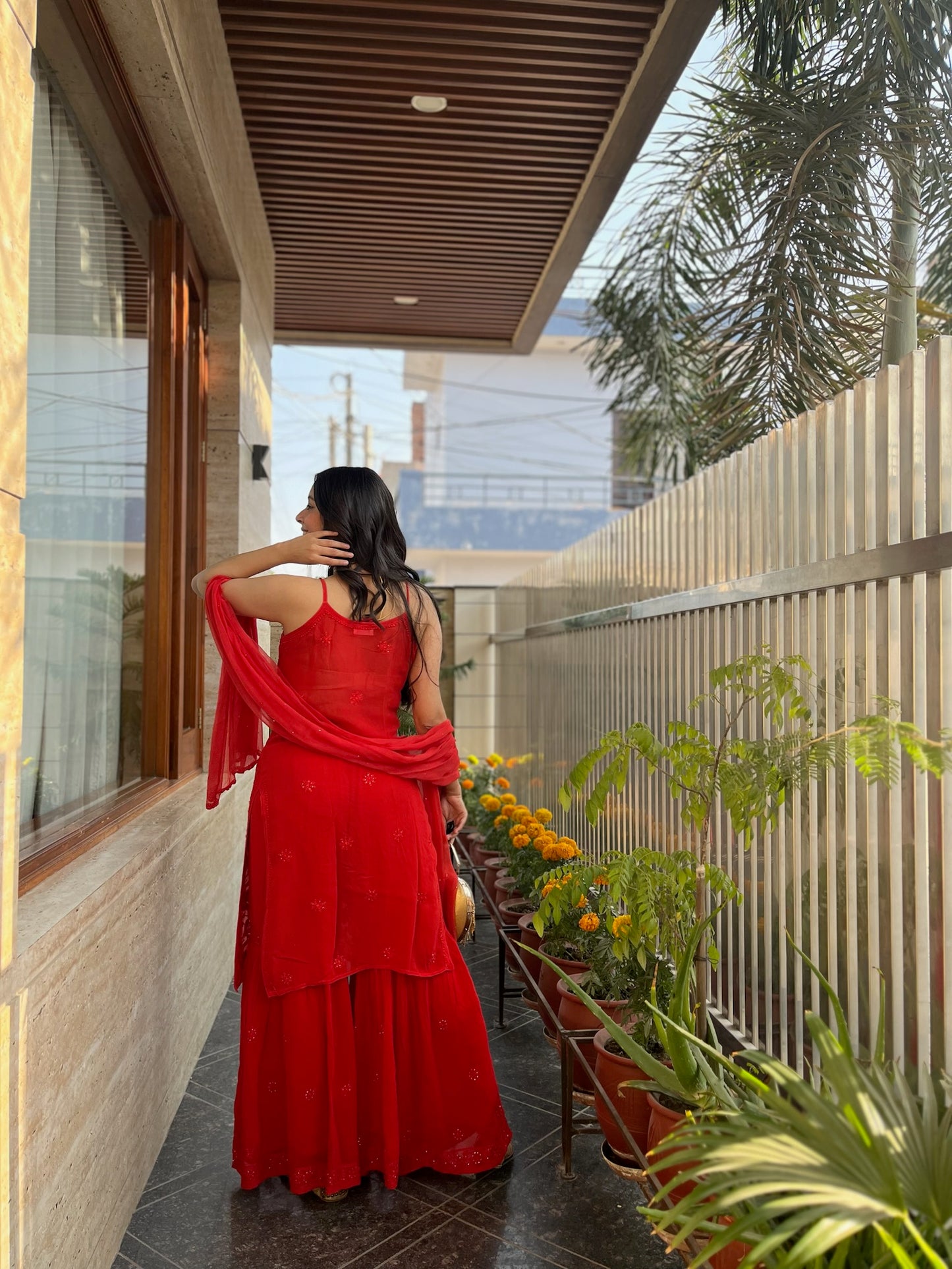 Farah premium sharara set