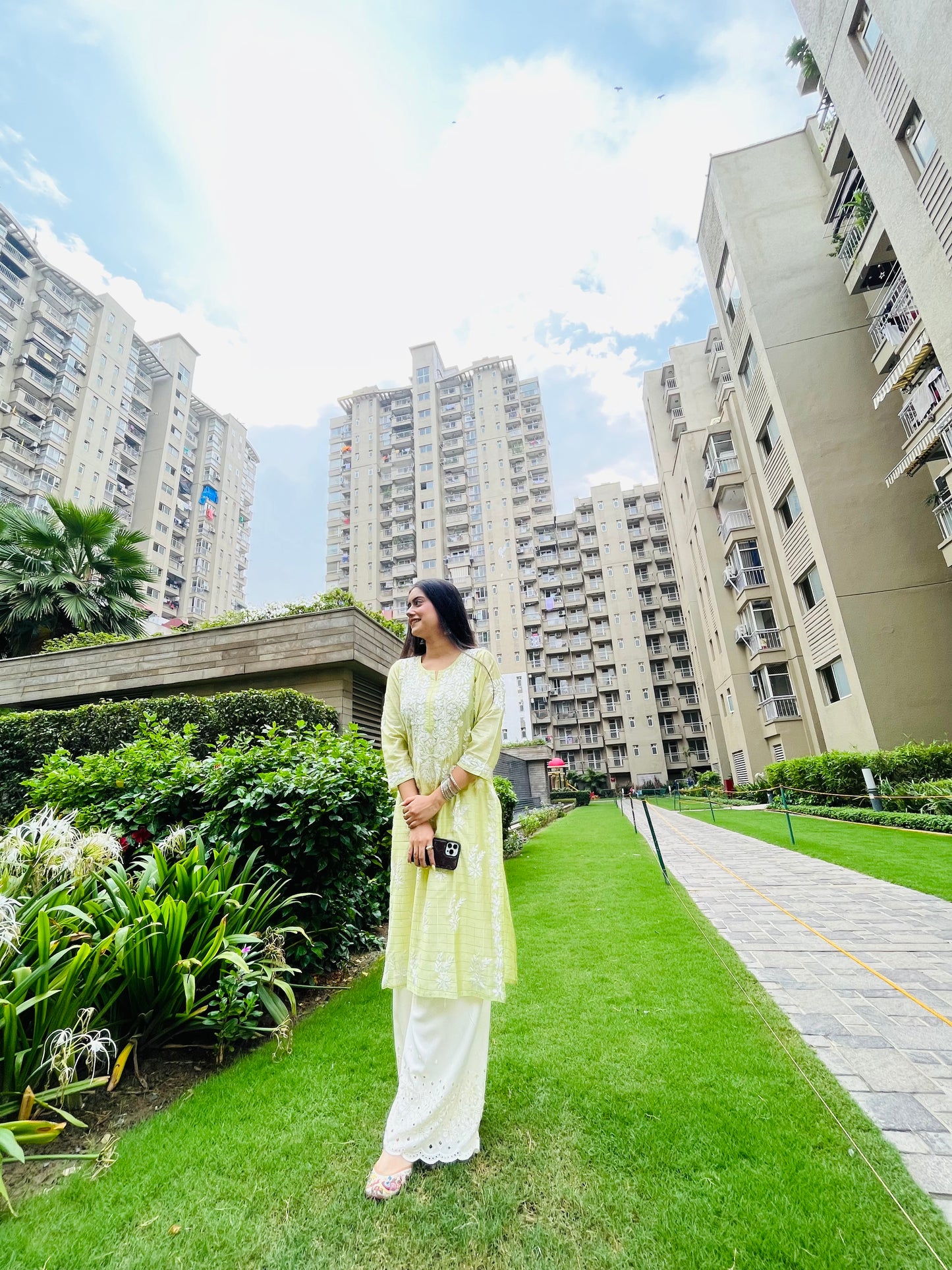 Aafiya chanderi silk kurta