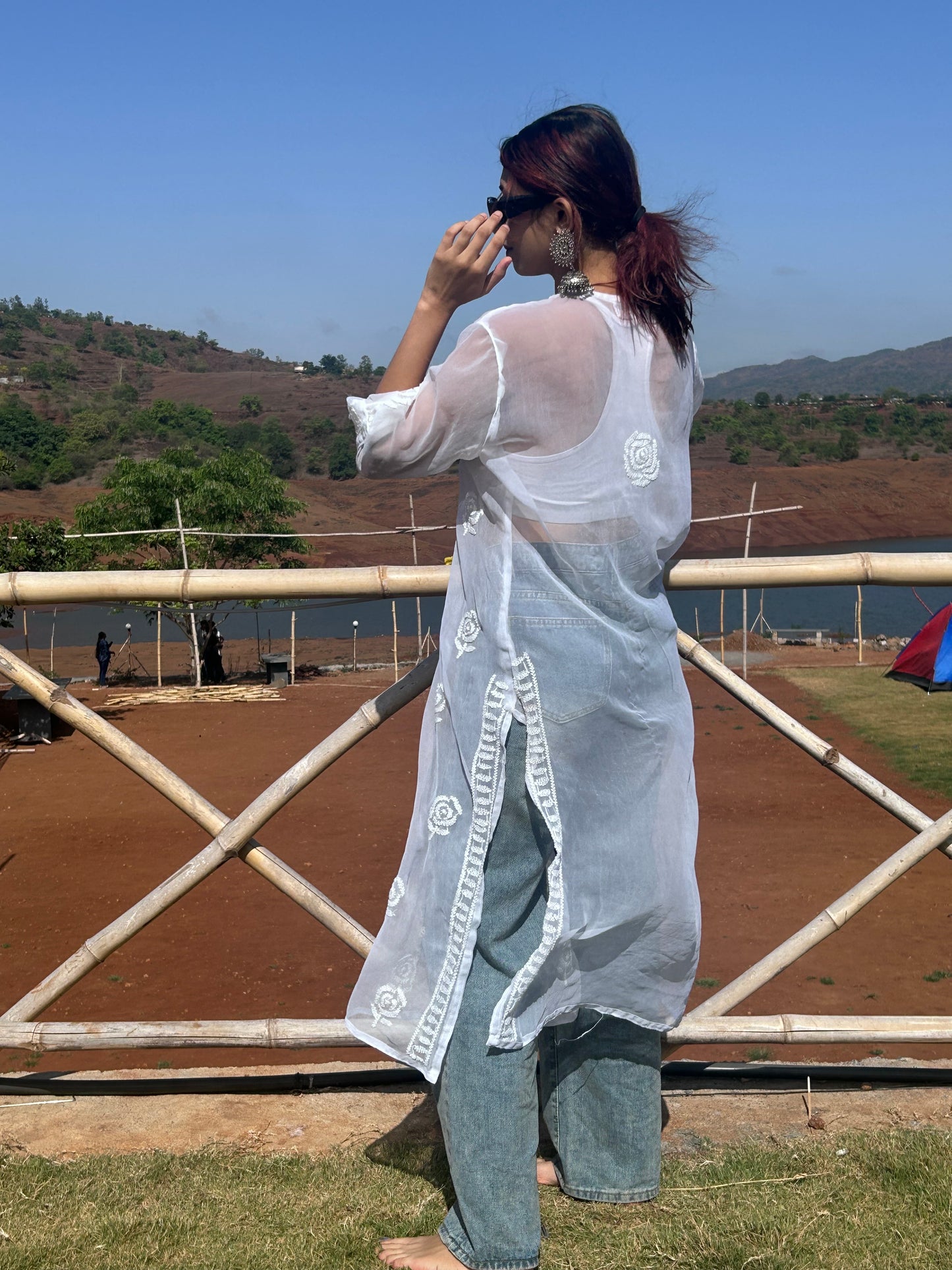 Rosa Georgette kurta