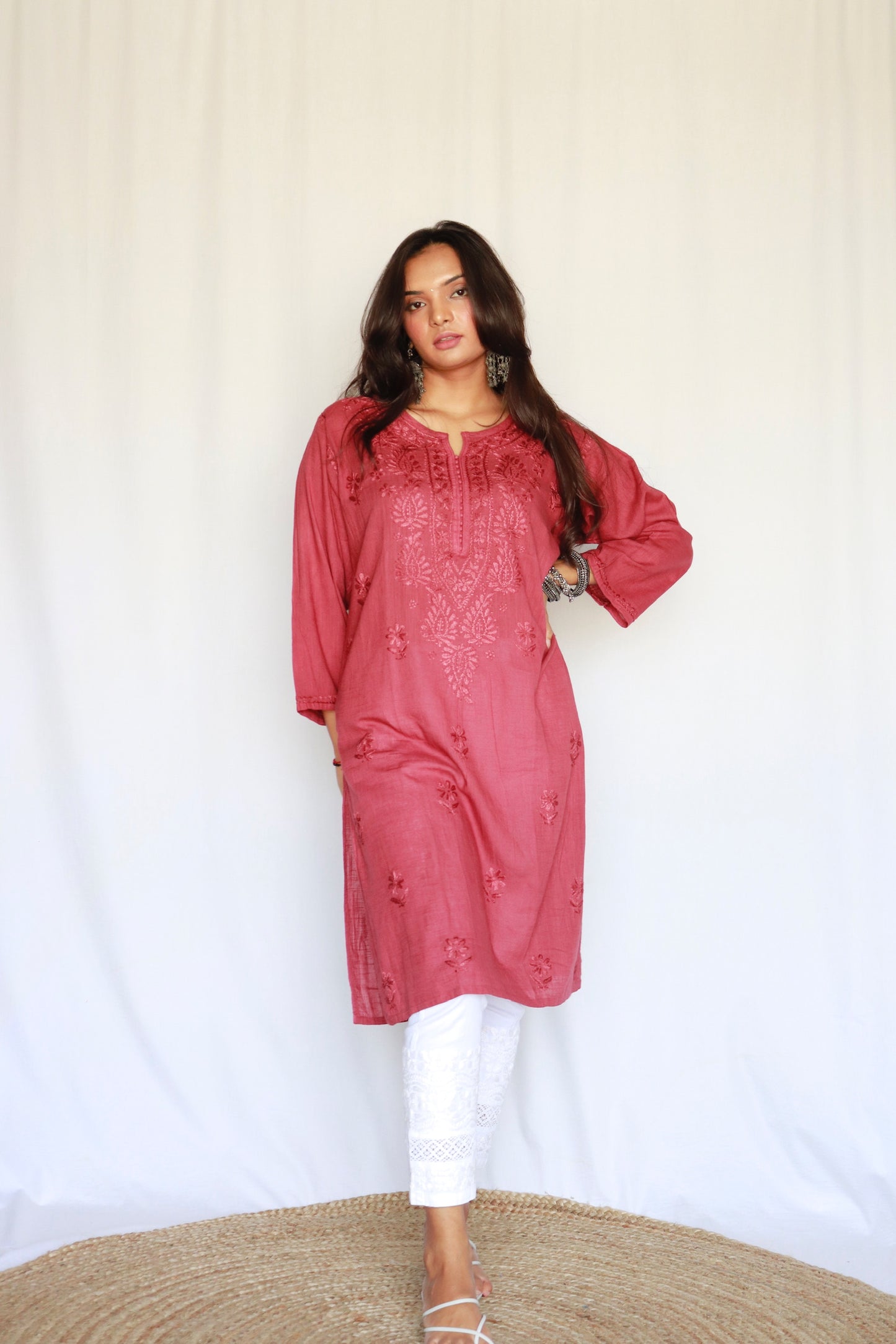 Adriti linen kurta