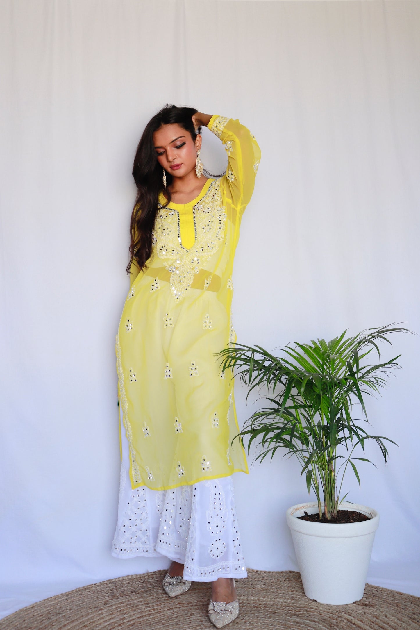 Aafreen mirror kurti