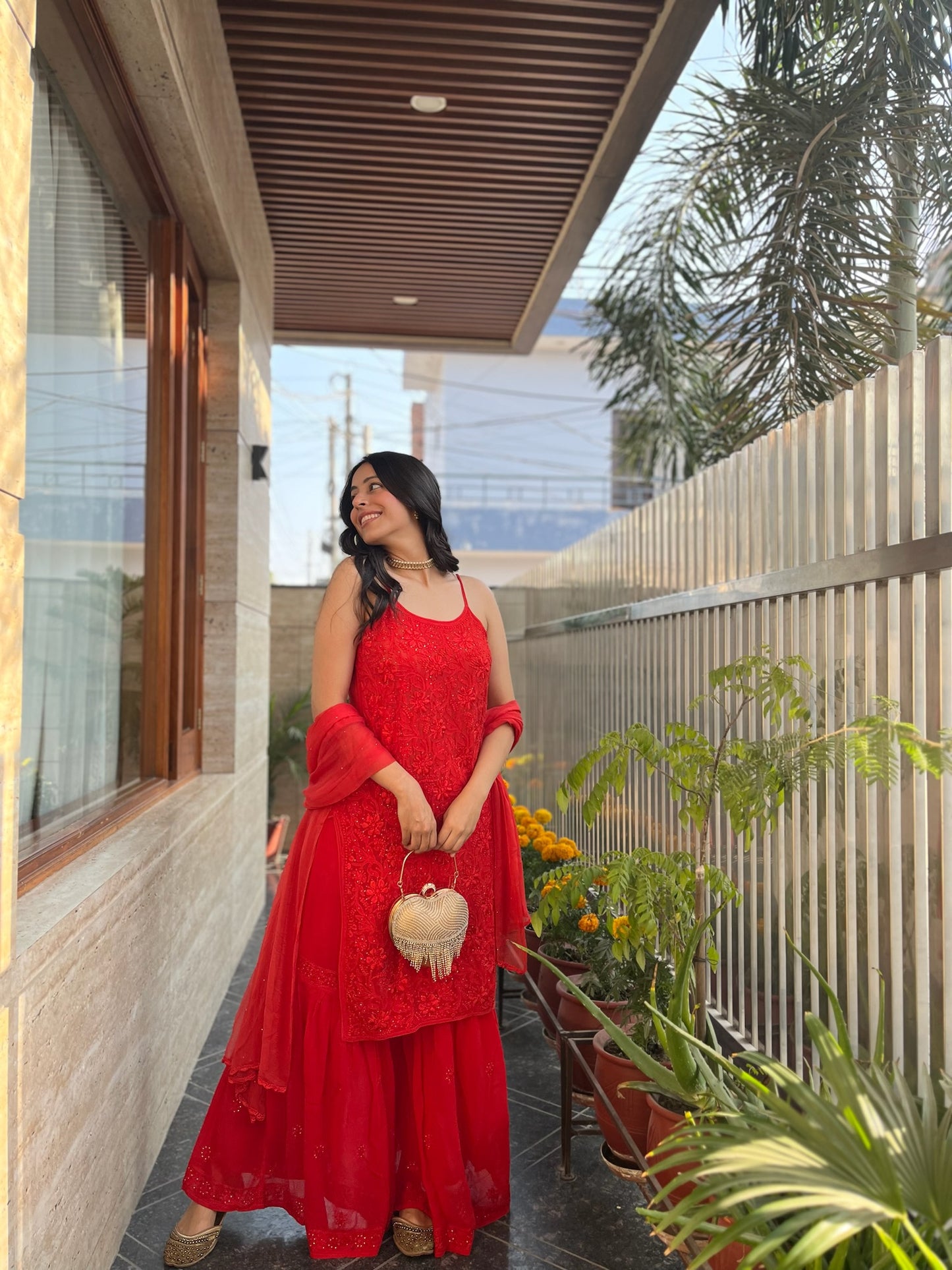 Farah premium sharara set