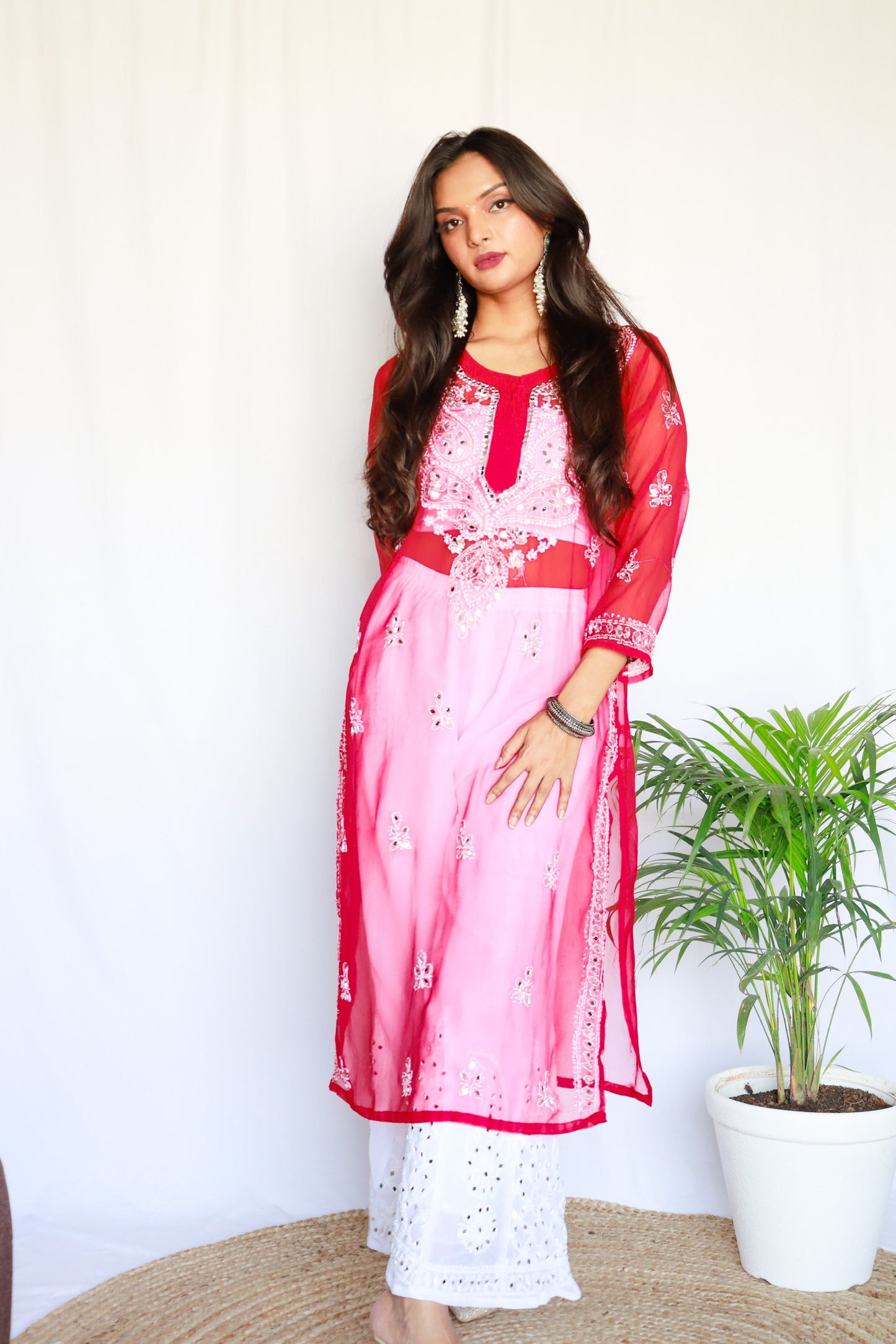 Aafreen mirror kurti