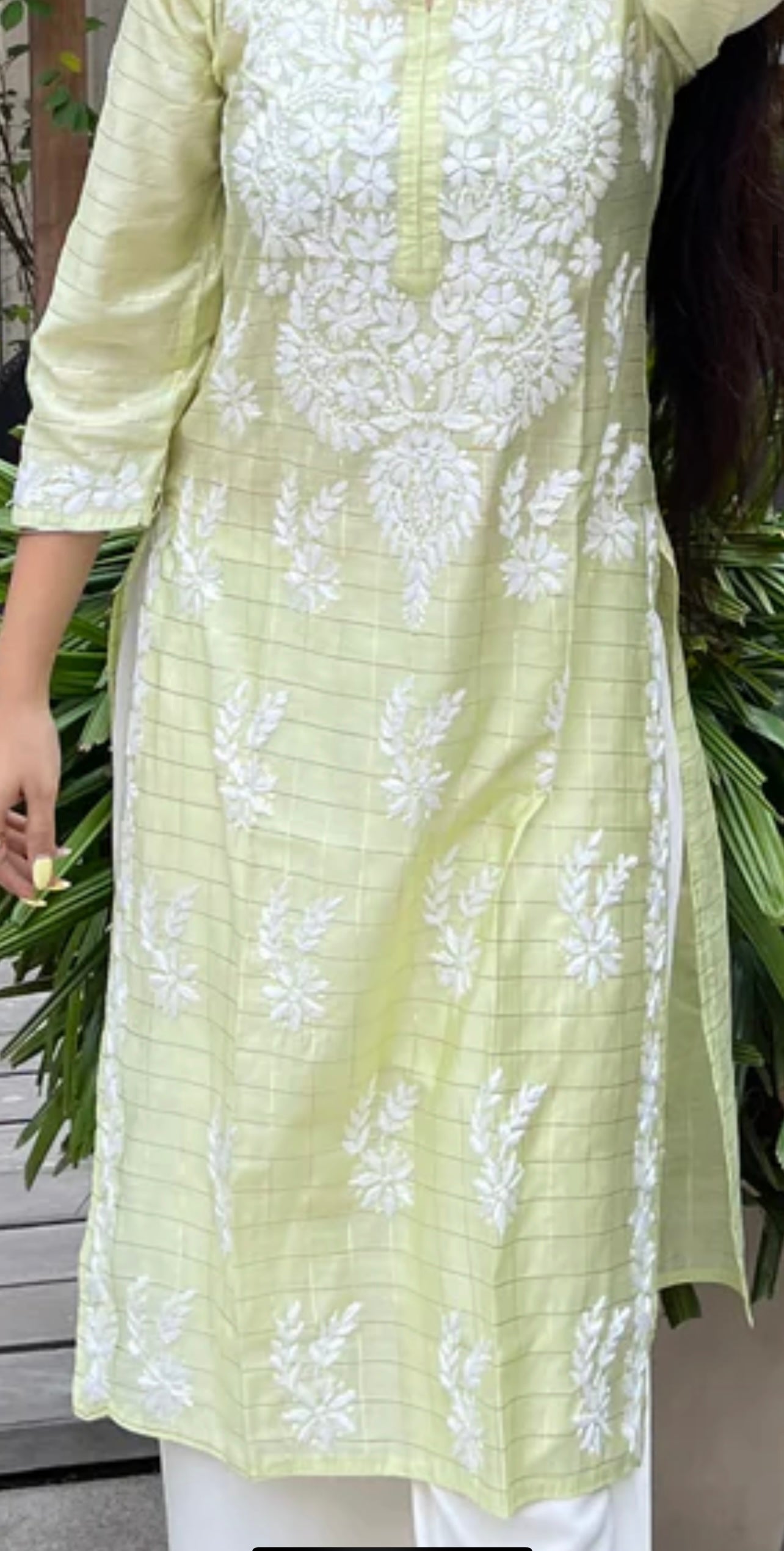 Aafiya chanderi silk kurta