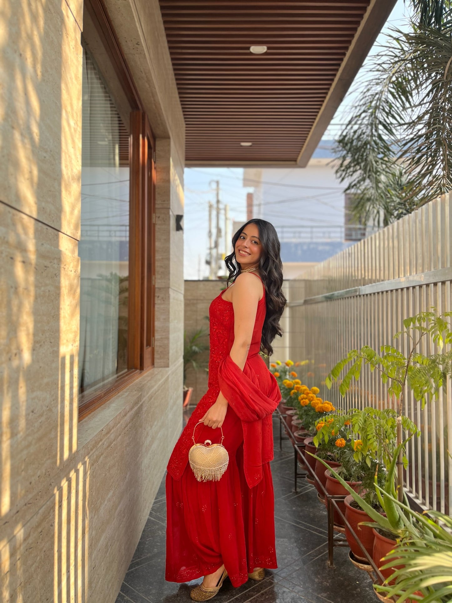 Farah premium sharara set