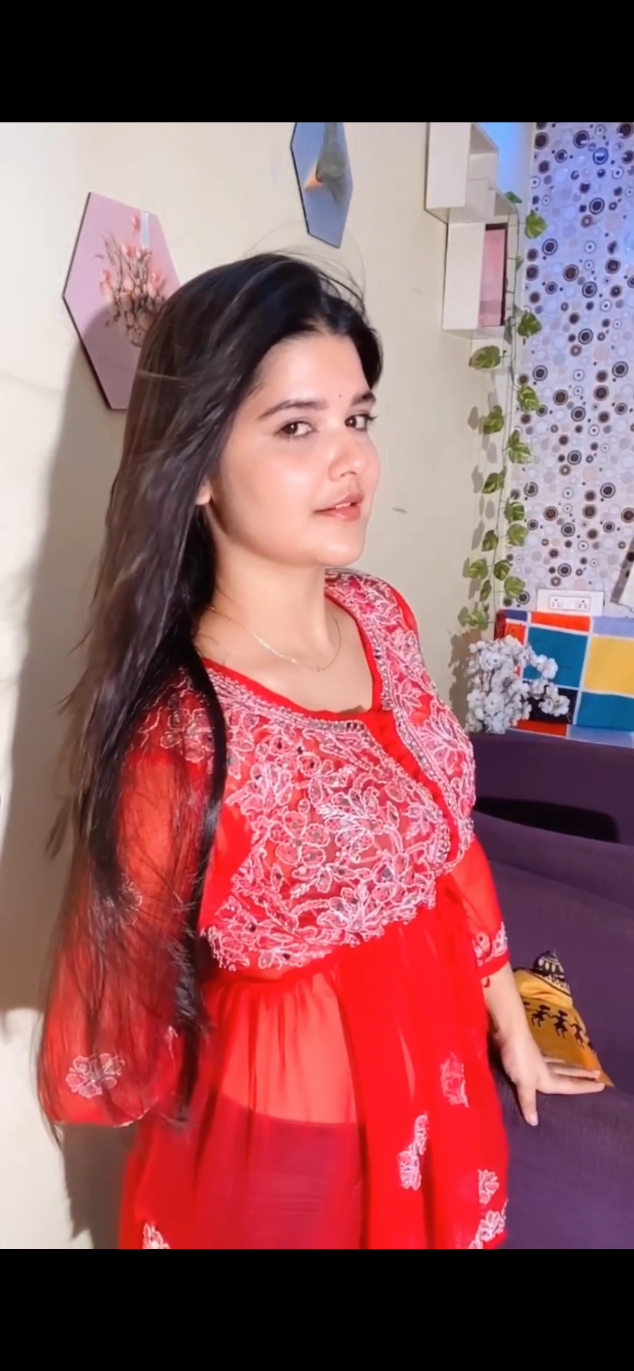 Aliza short mirror kurti