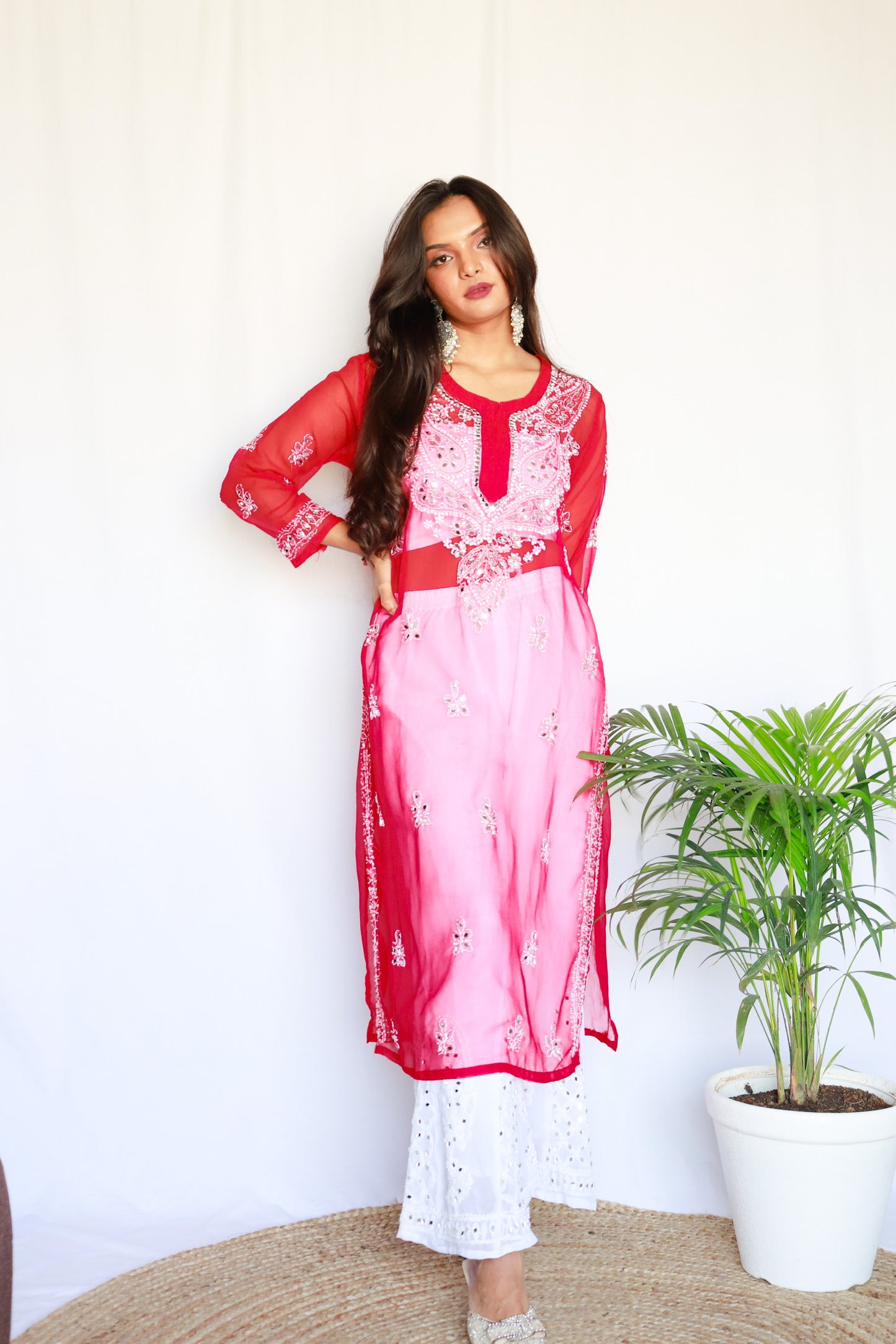 Aafreen mirror kurti
