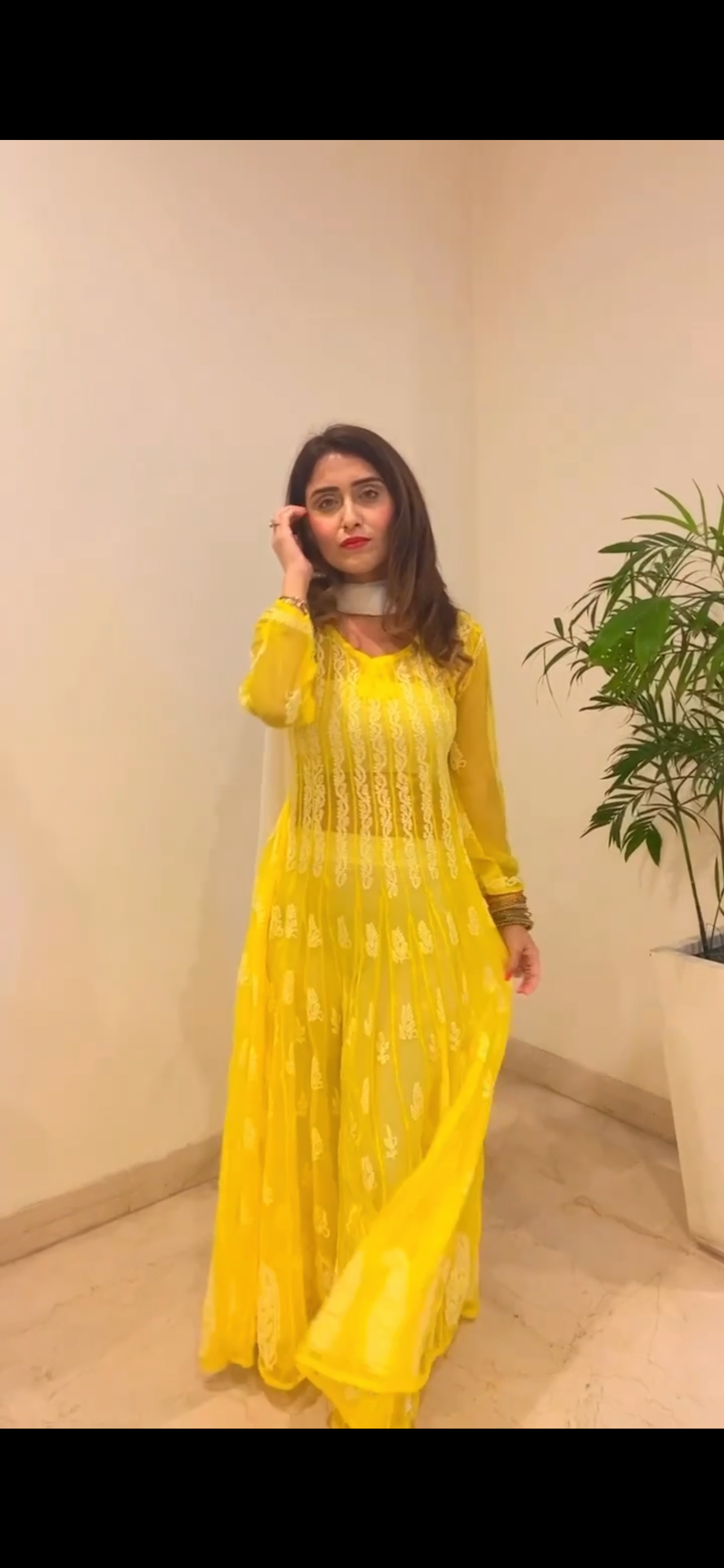 Adira Georgette Anarkali