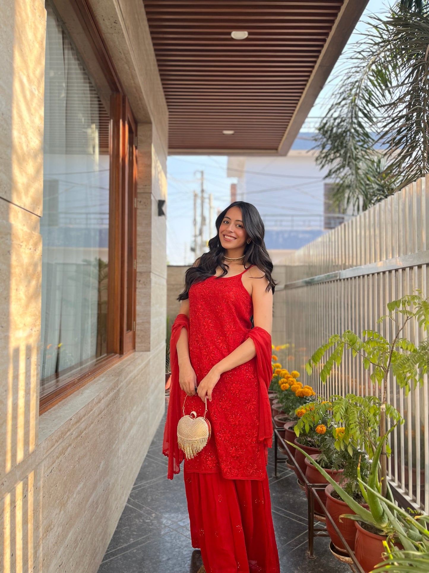 Farah premium sharara set