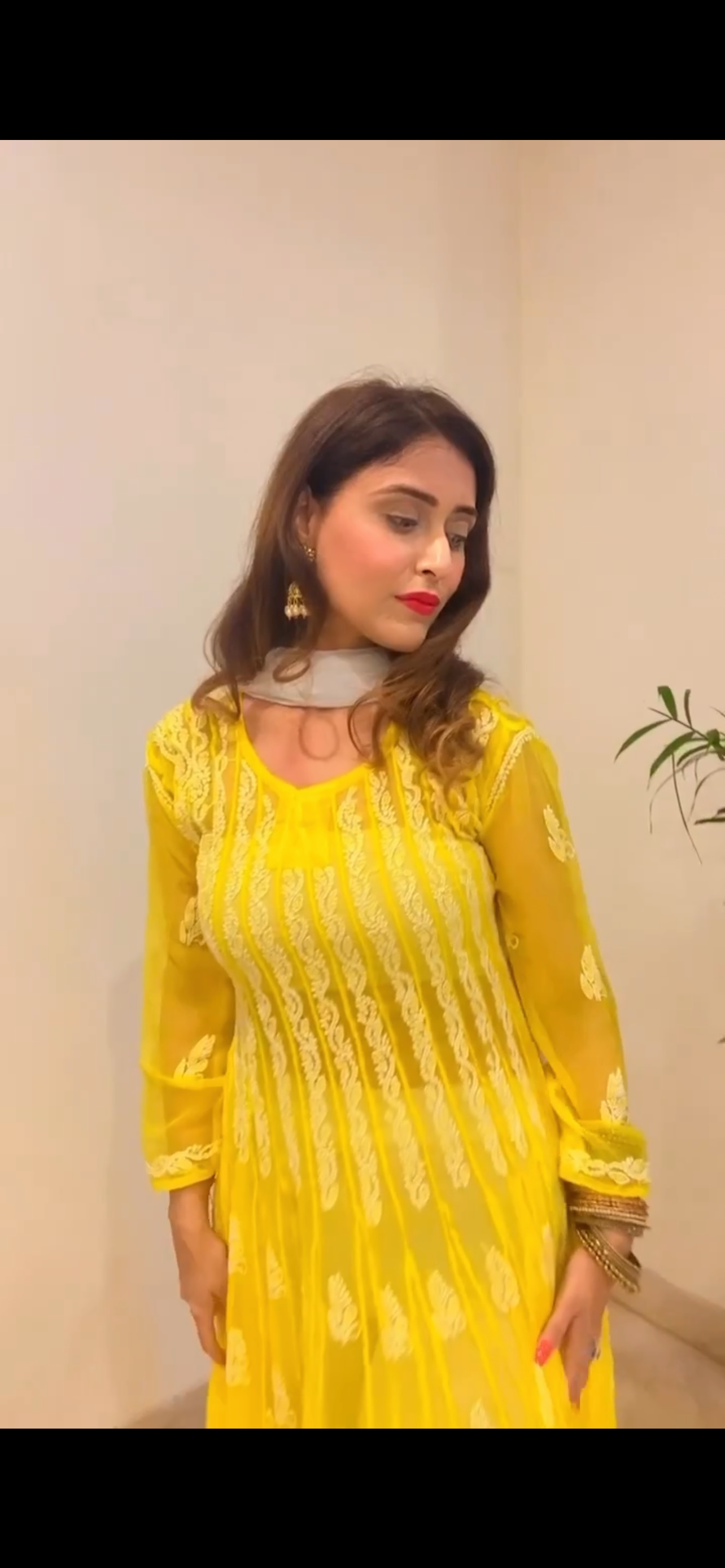 Adira Georgette Anarkali