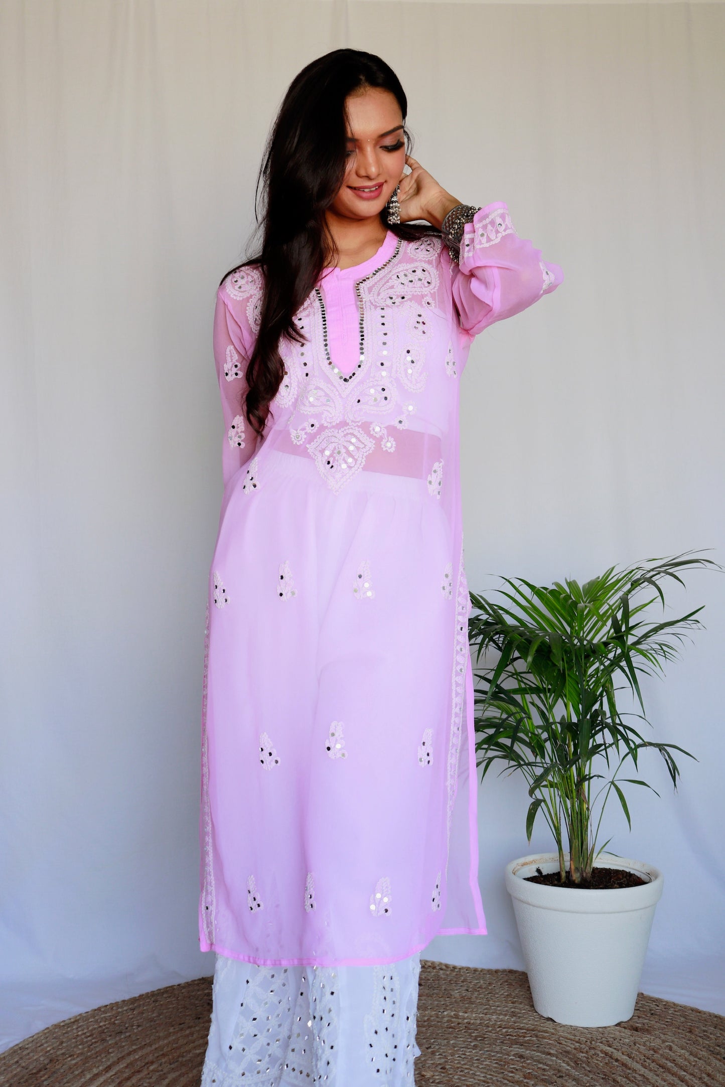 Aafreen mirror kurti