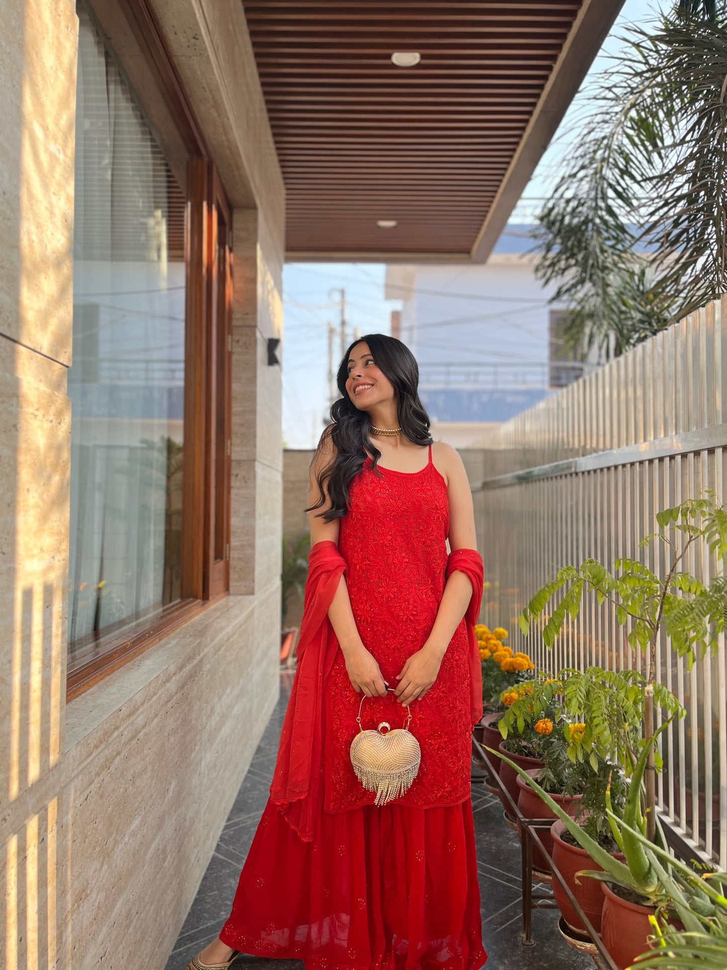 Farah premium sharara set