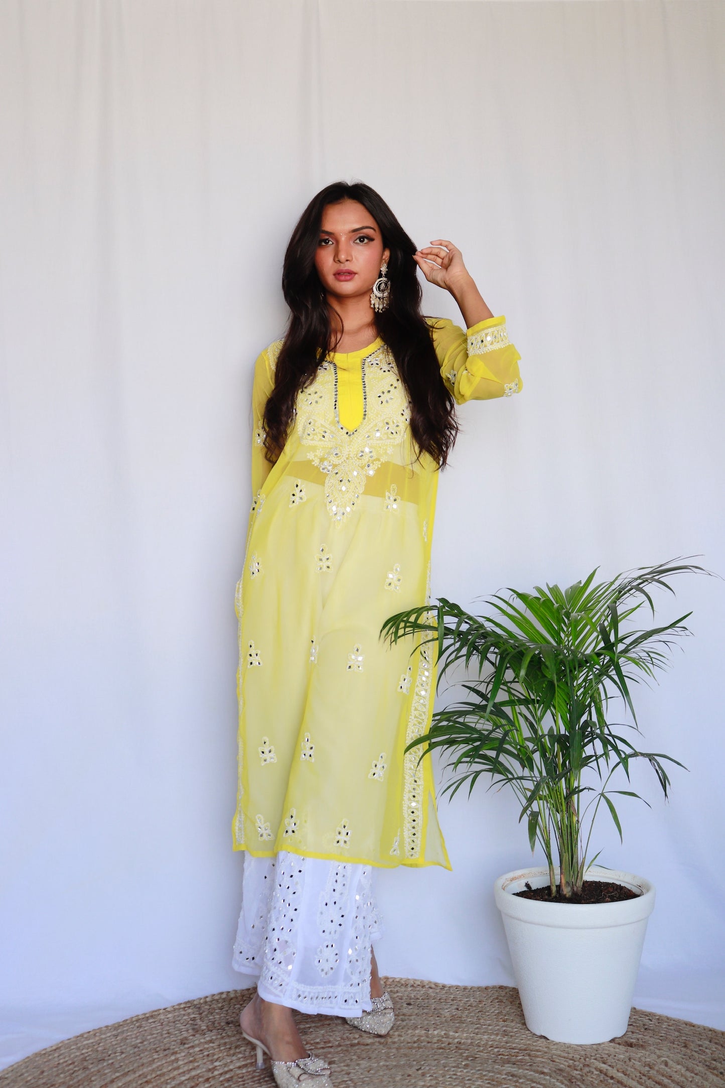 Aafreen mirror kurti