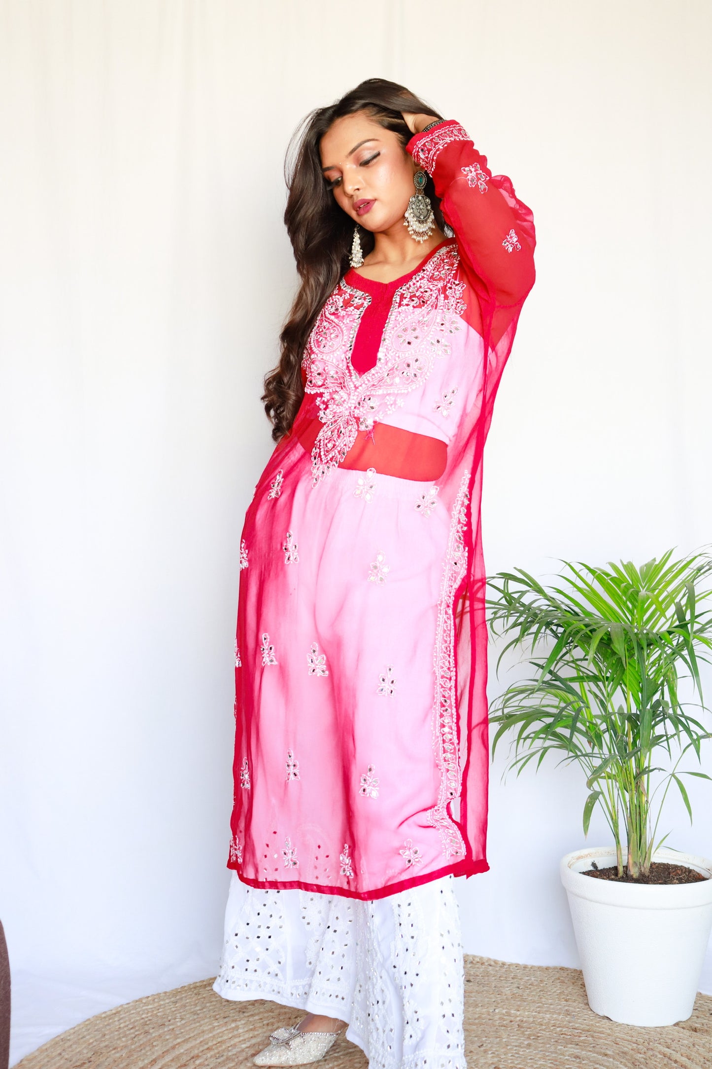 Aafreen mirror kurti