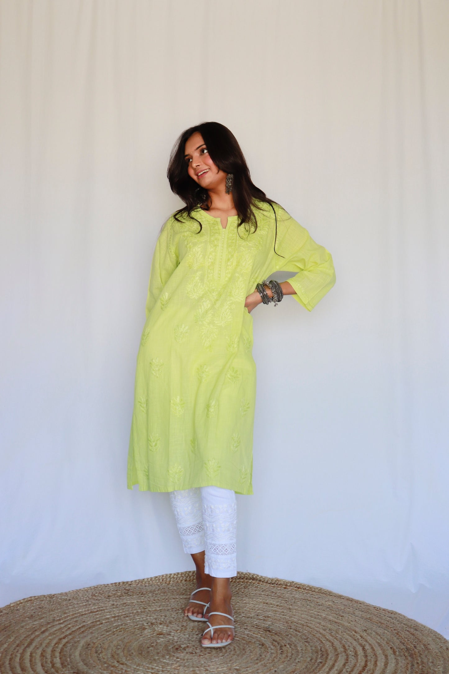 Adriti linen kurta