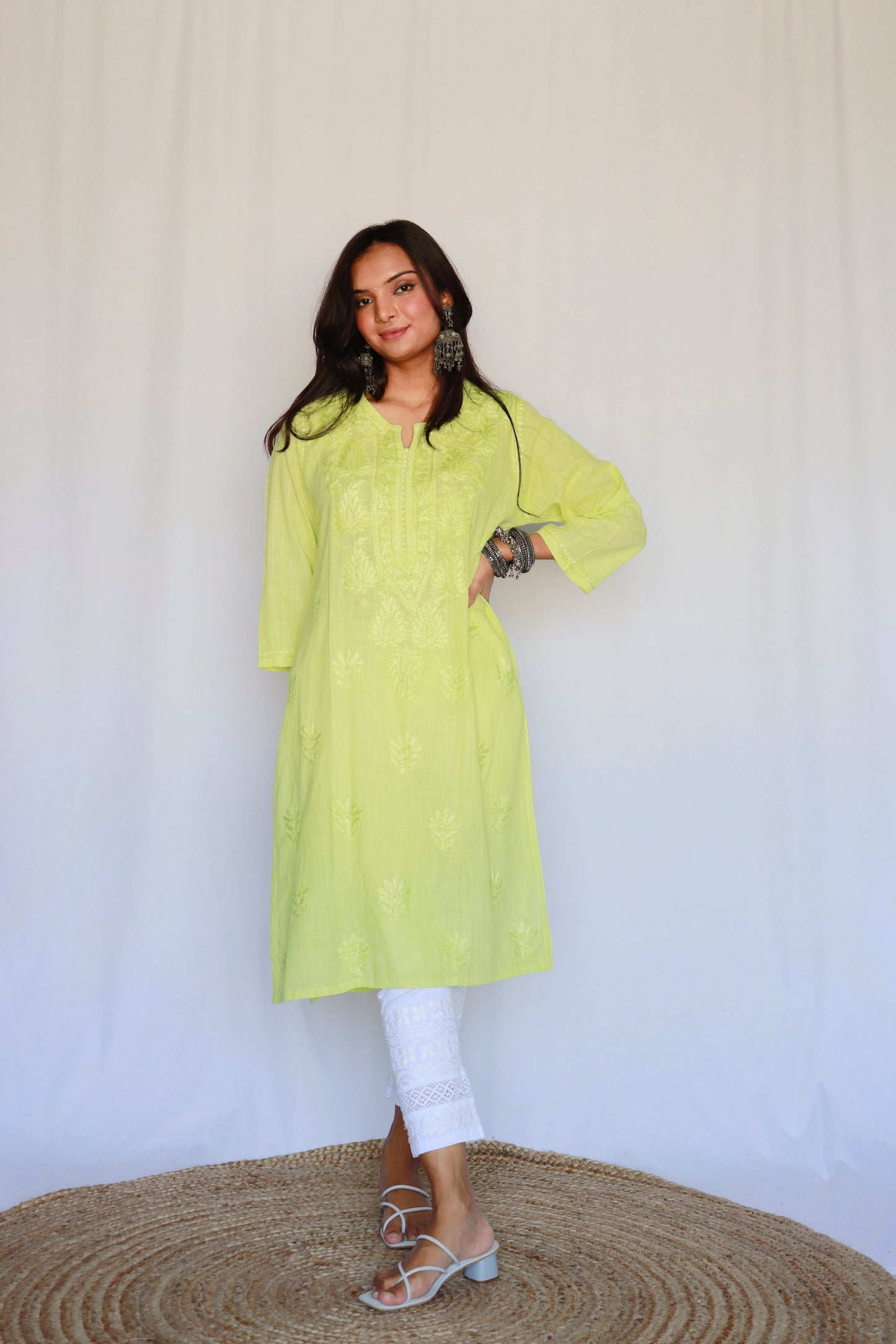 Adriti linen kurta