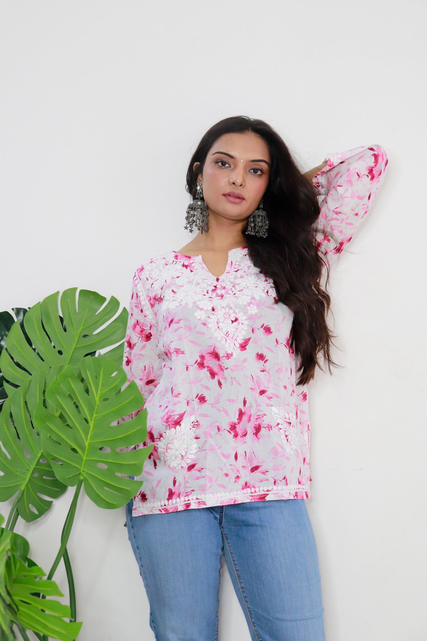 Aswi short mulmul kurti