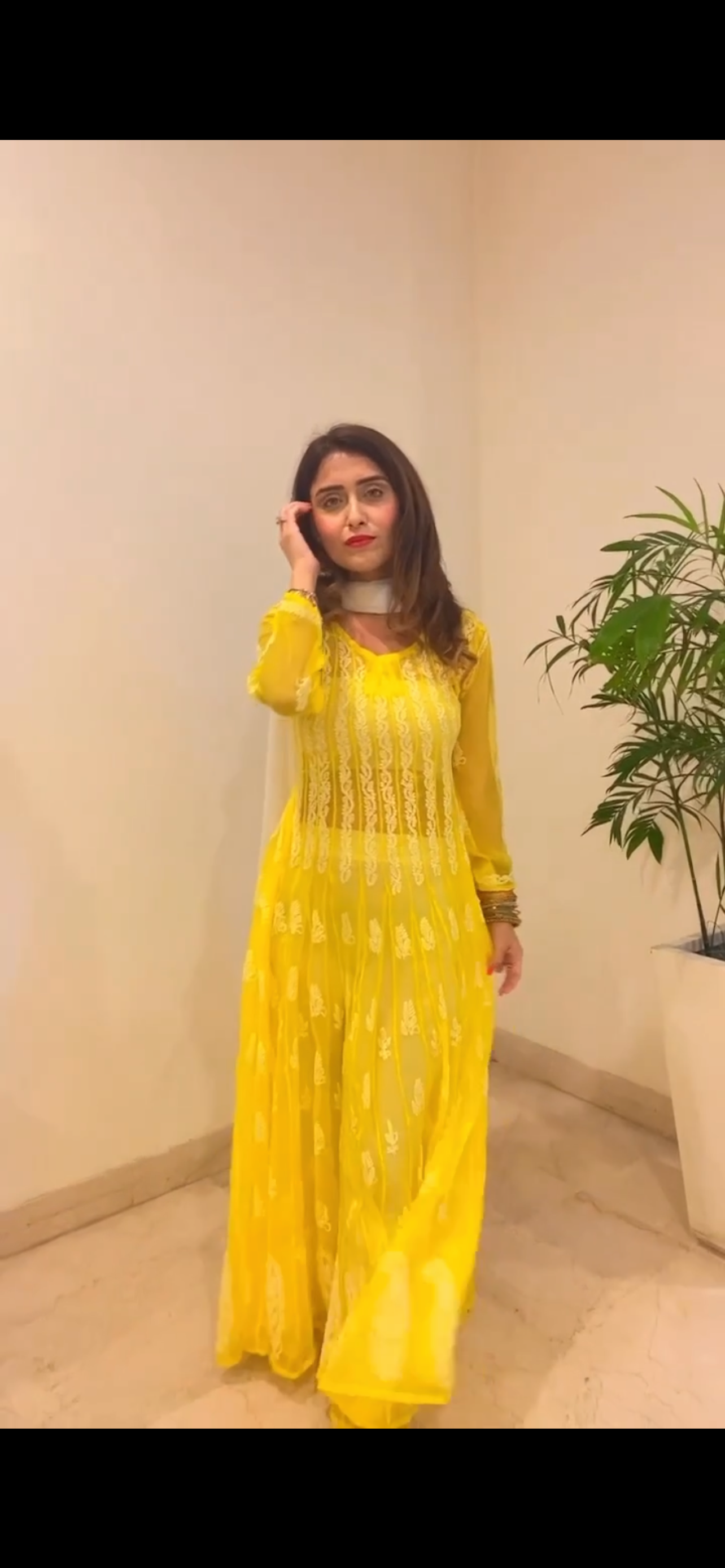 Adira Georgette Anarkali