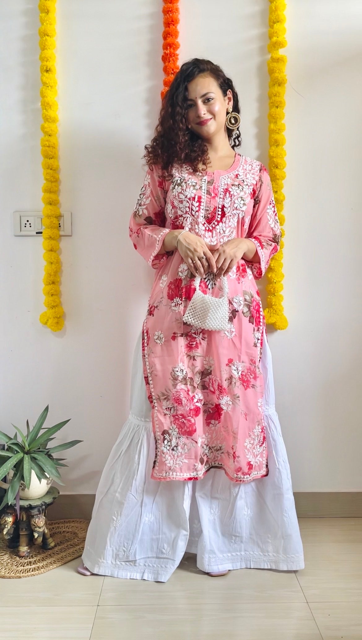 Jasmine Floral kurta