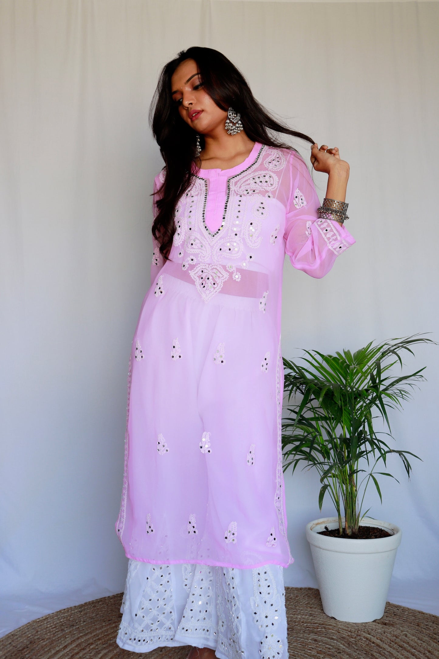 Aafreen mirror kurti