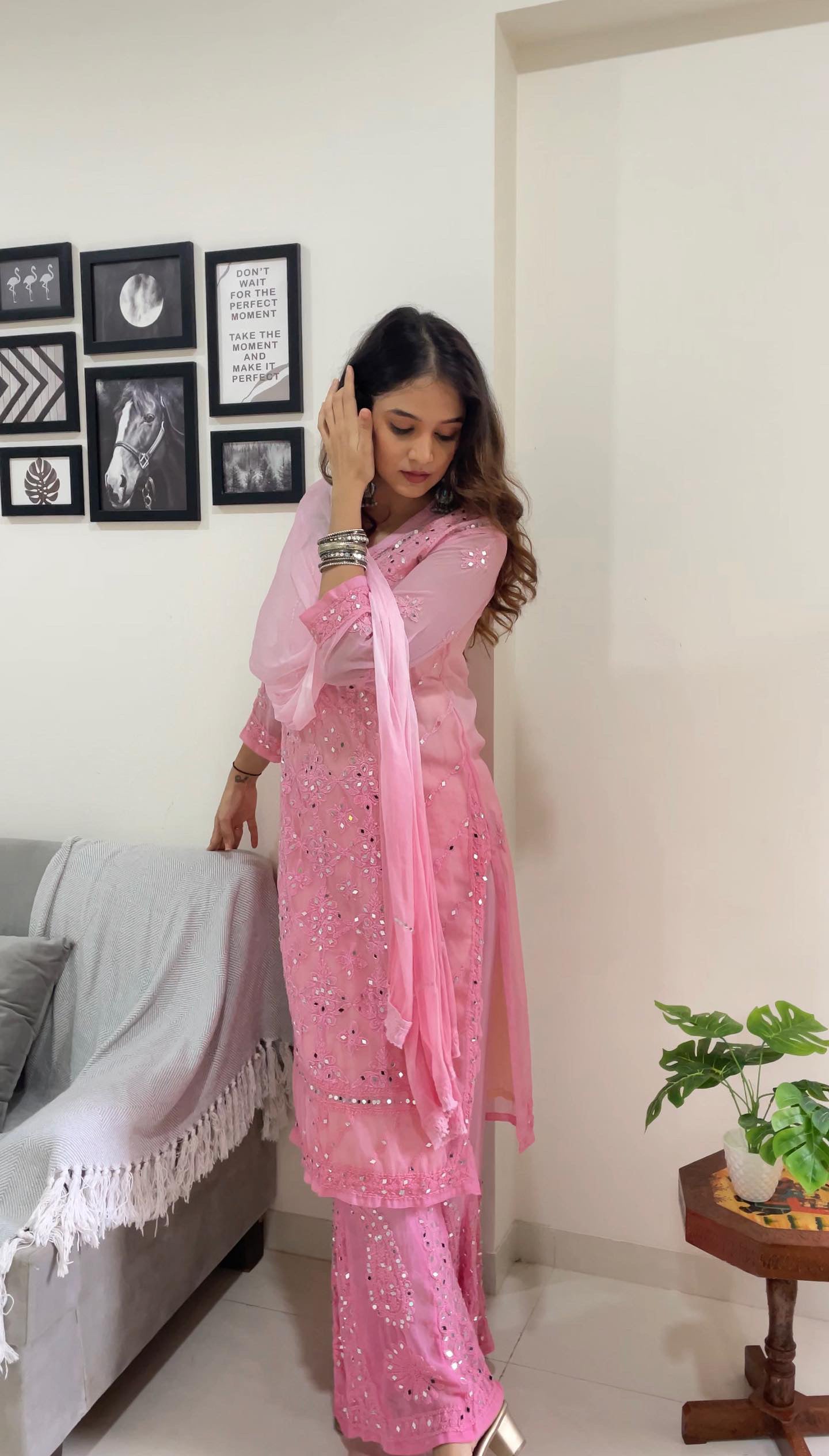Nitara mirror suit set