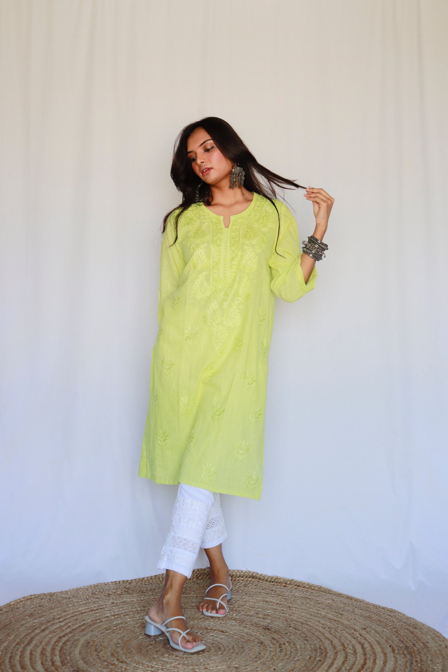 Adriti linen kurta