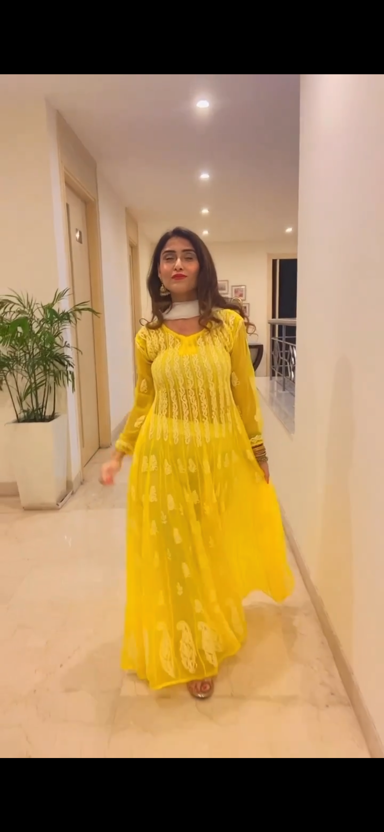Adira Georgette Anarkali