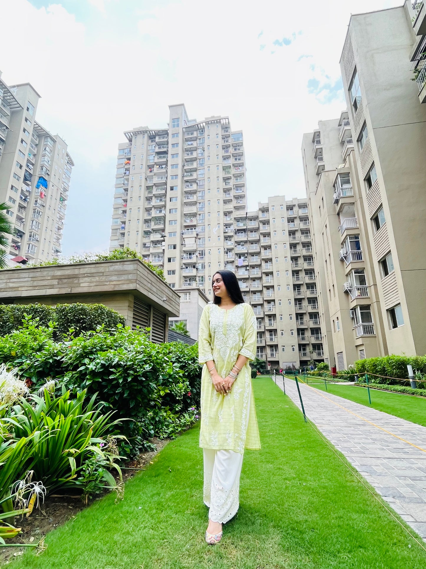 Aafiya chanderi silk kurta