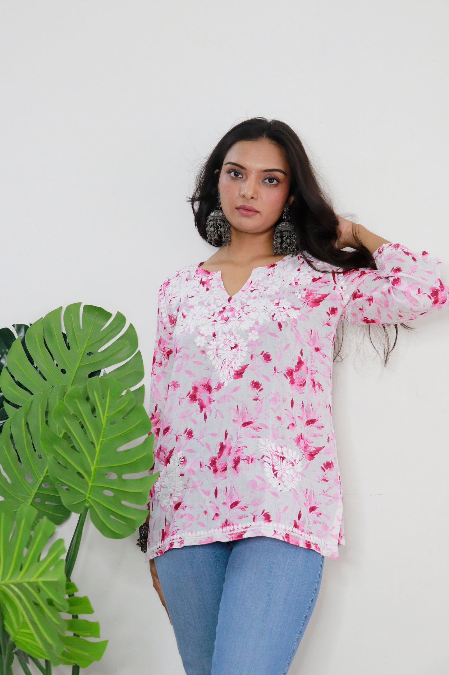 Aswi short mulmul kurti