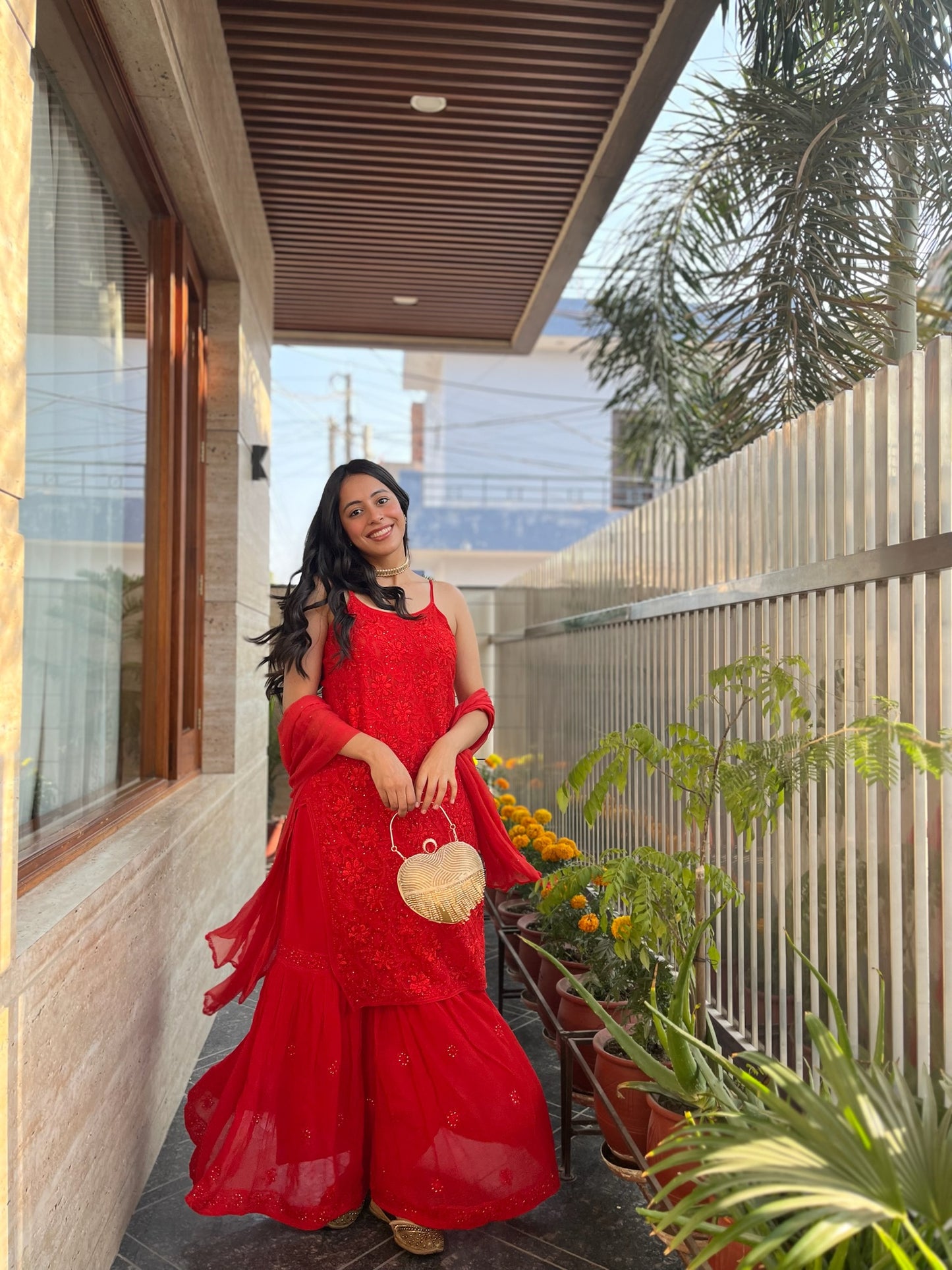 Farah premium sharara set