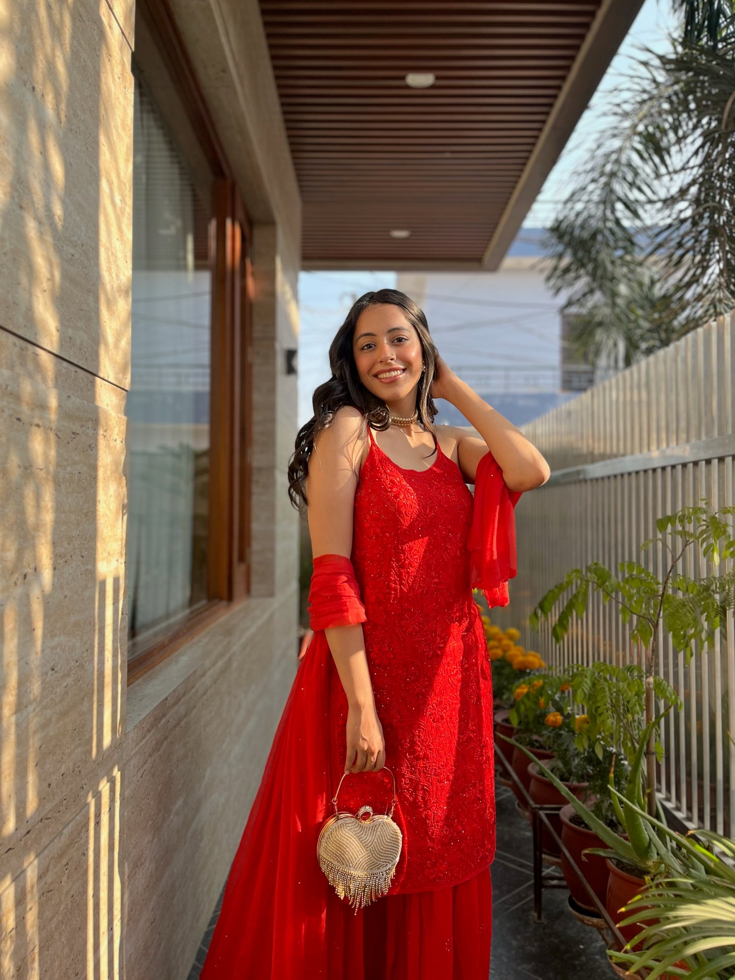 Farah premium sharara set