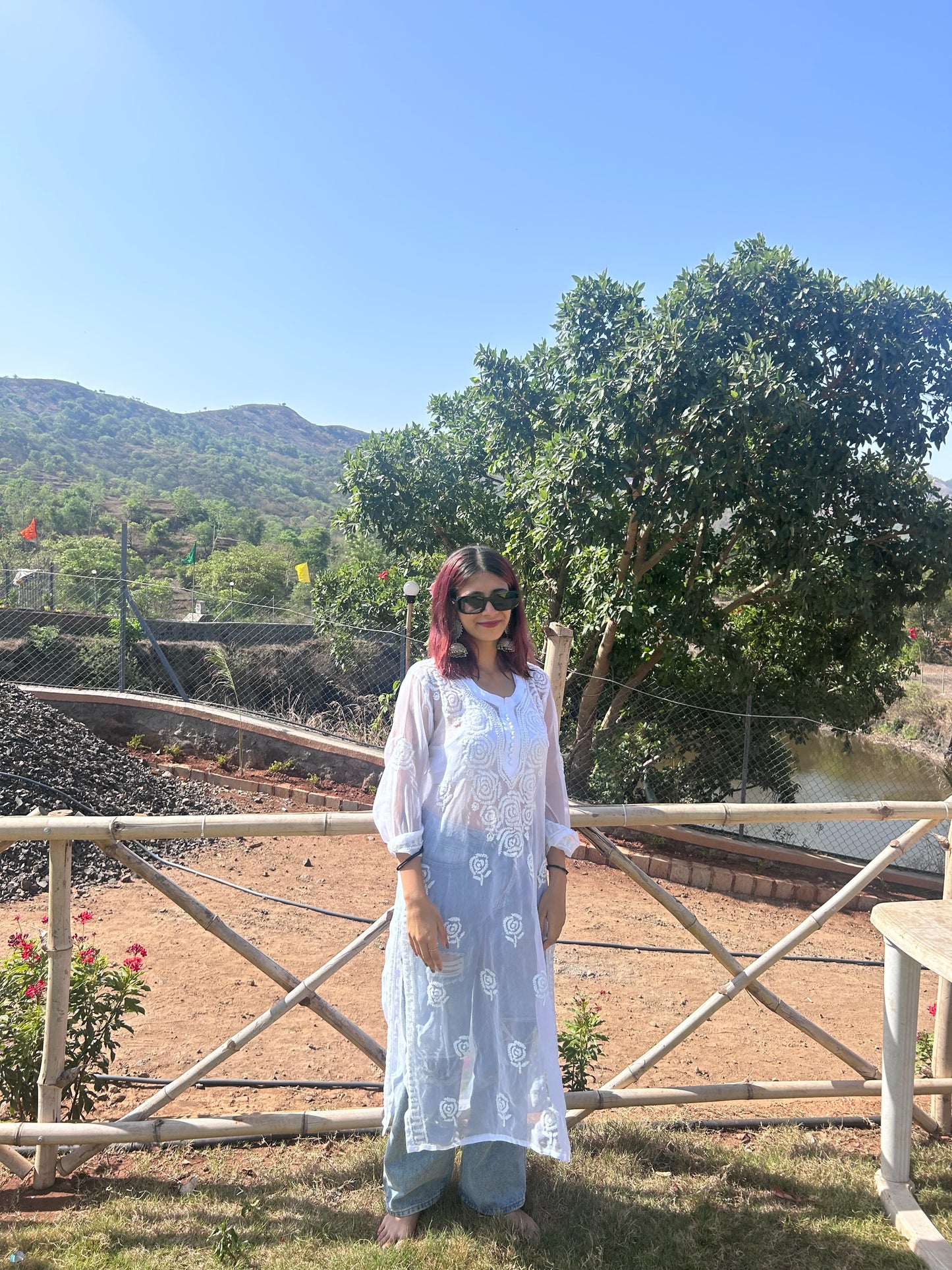 Rosa Georgette kurta