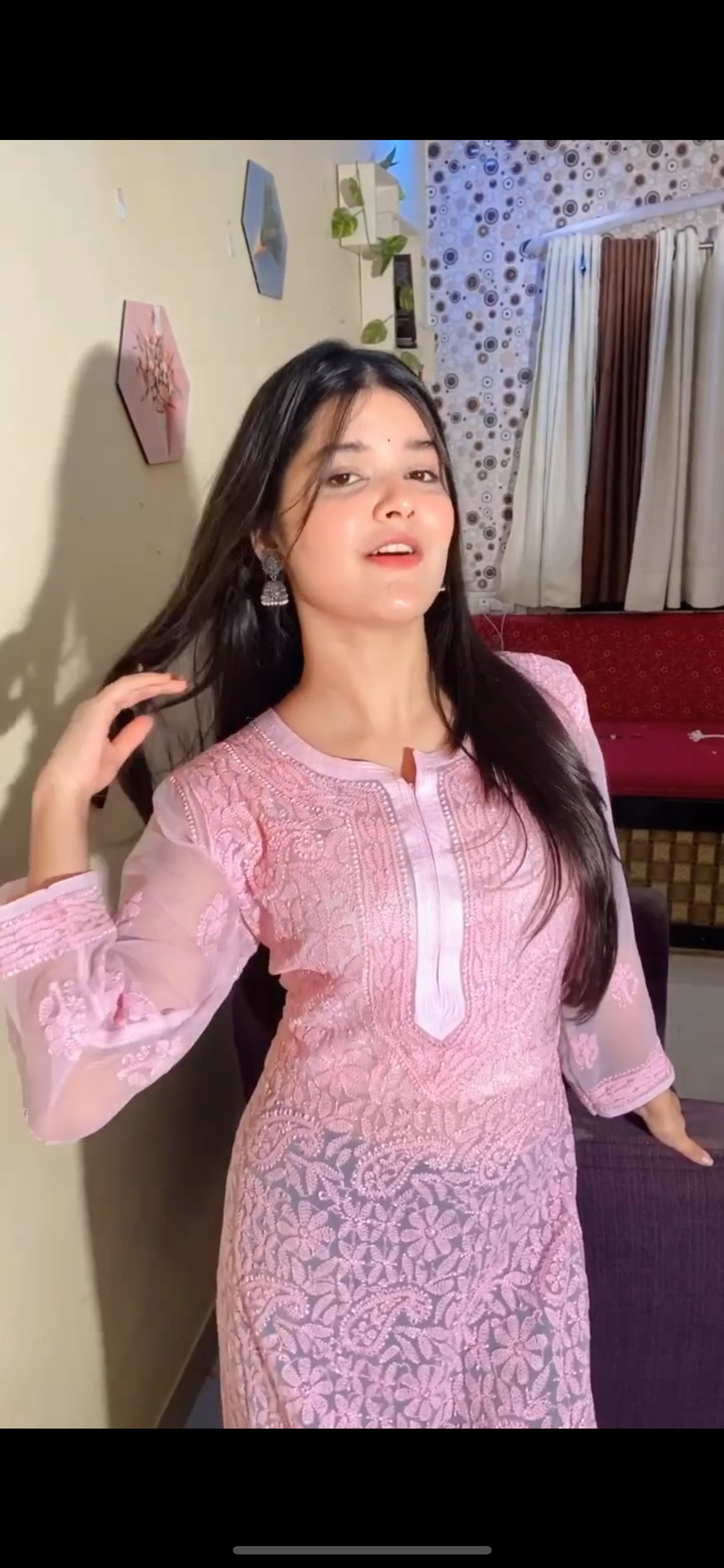 Sanya Resham jaal Kurti