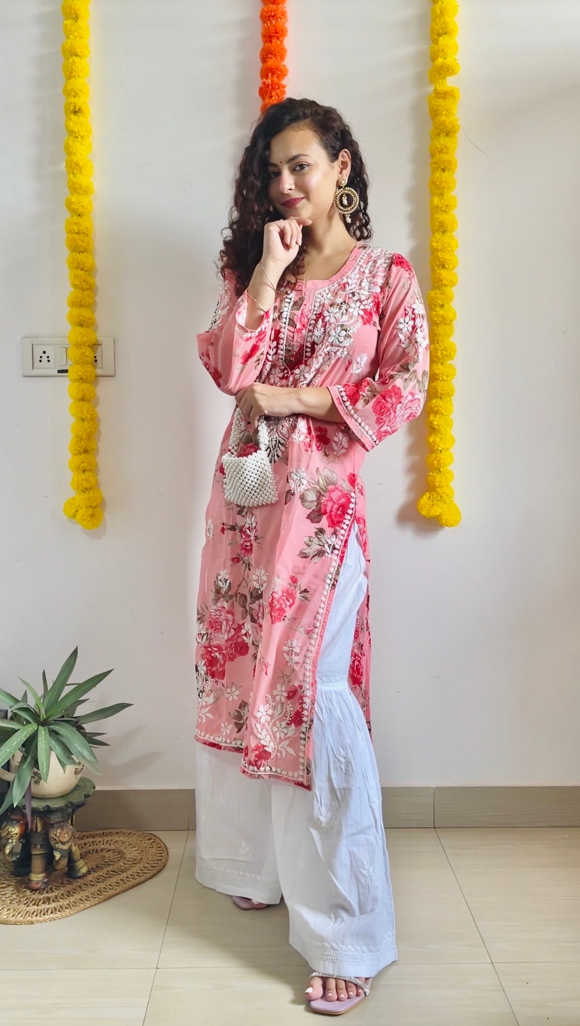 Jasmine Floral kurta