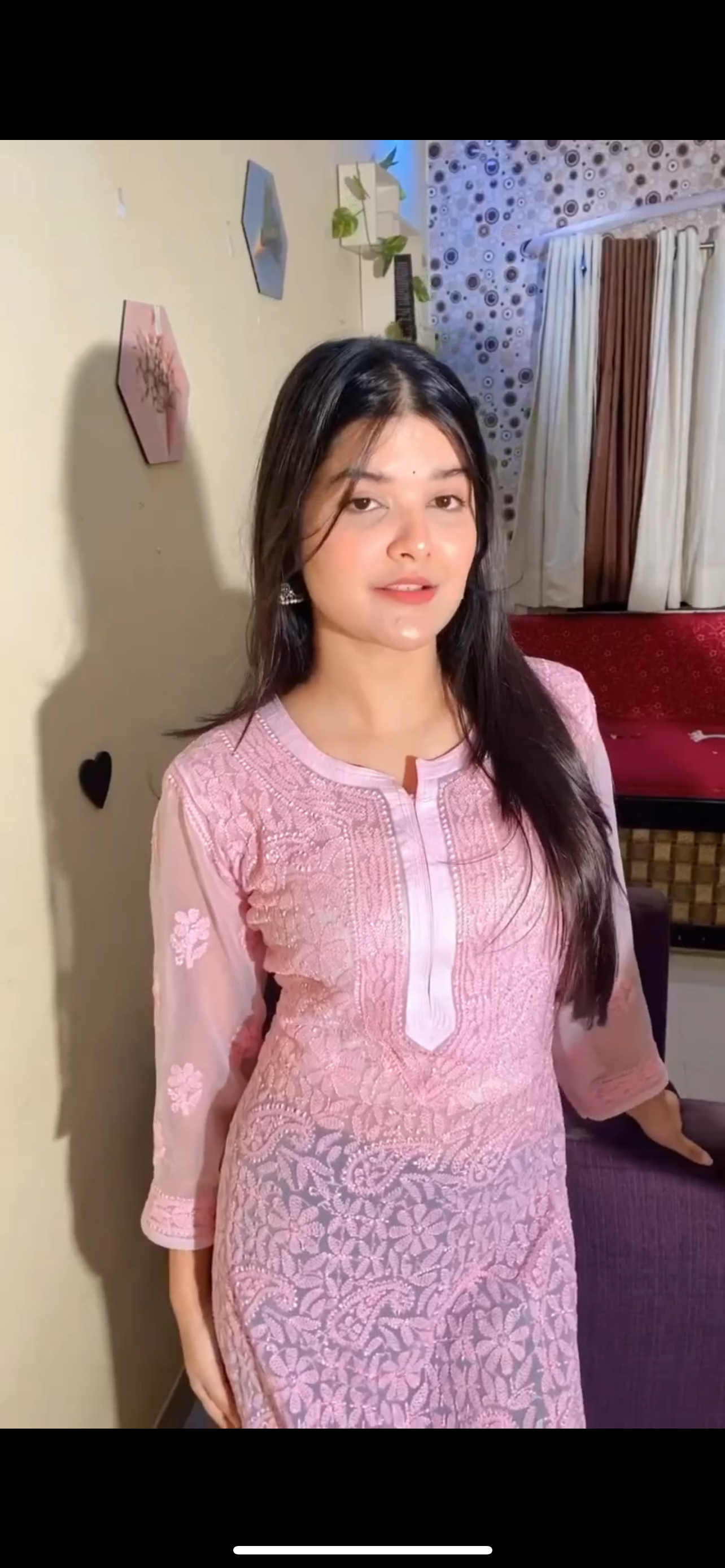 Sanya Resham jaal Kurti