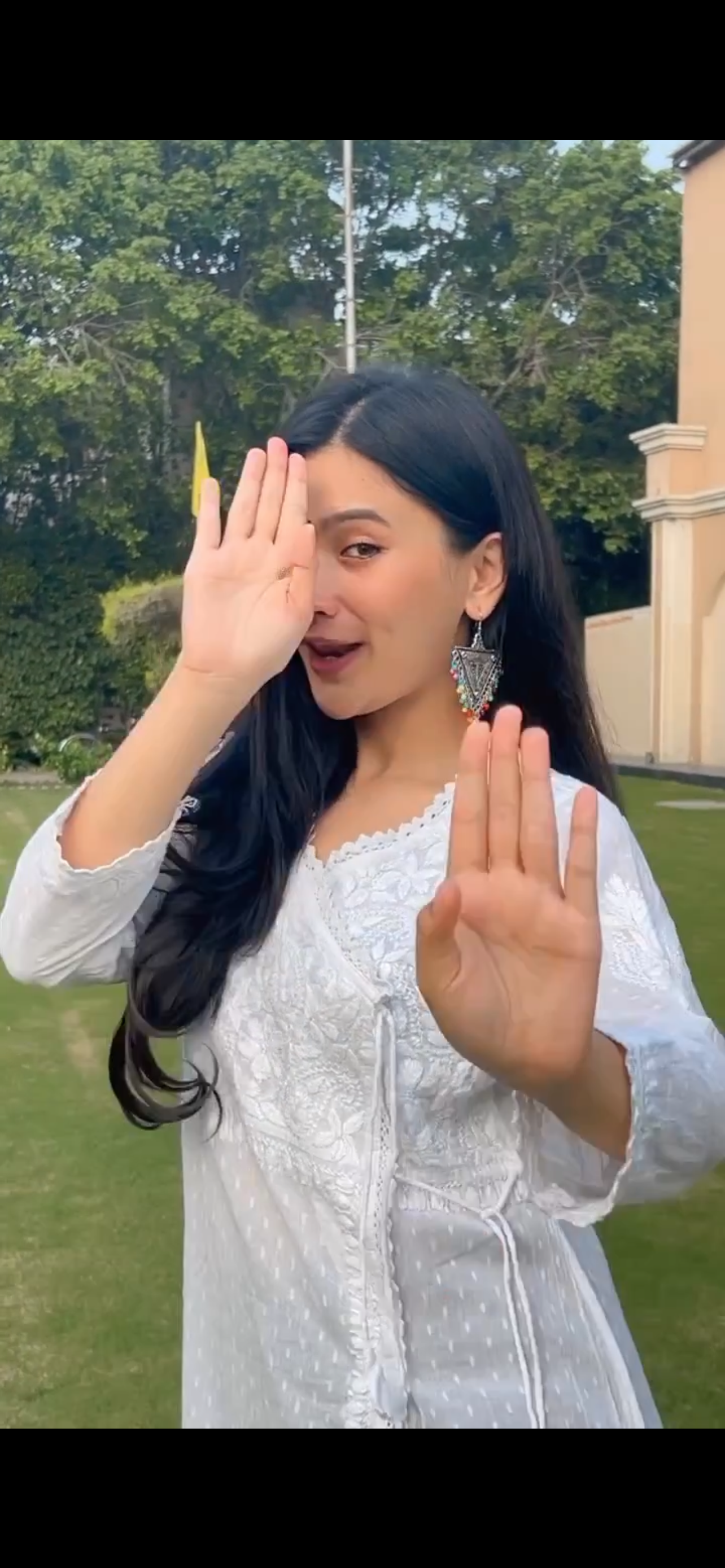 Farhana angarkha kurta