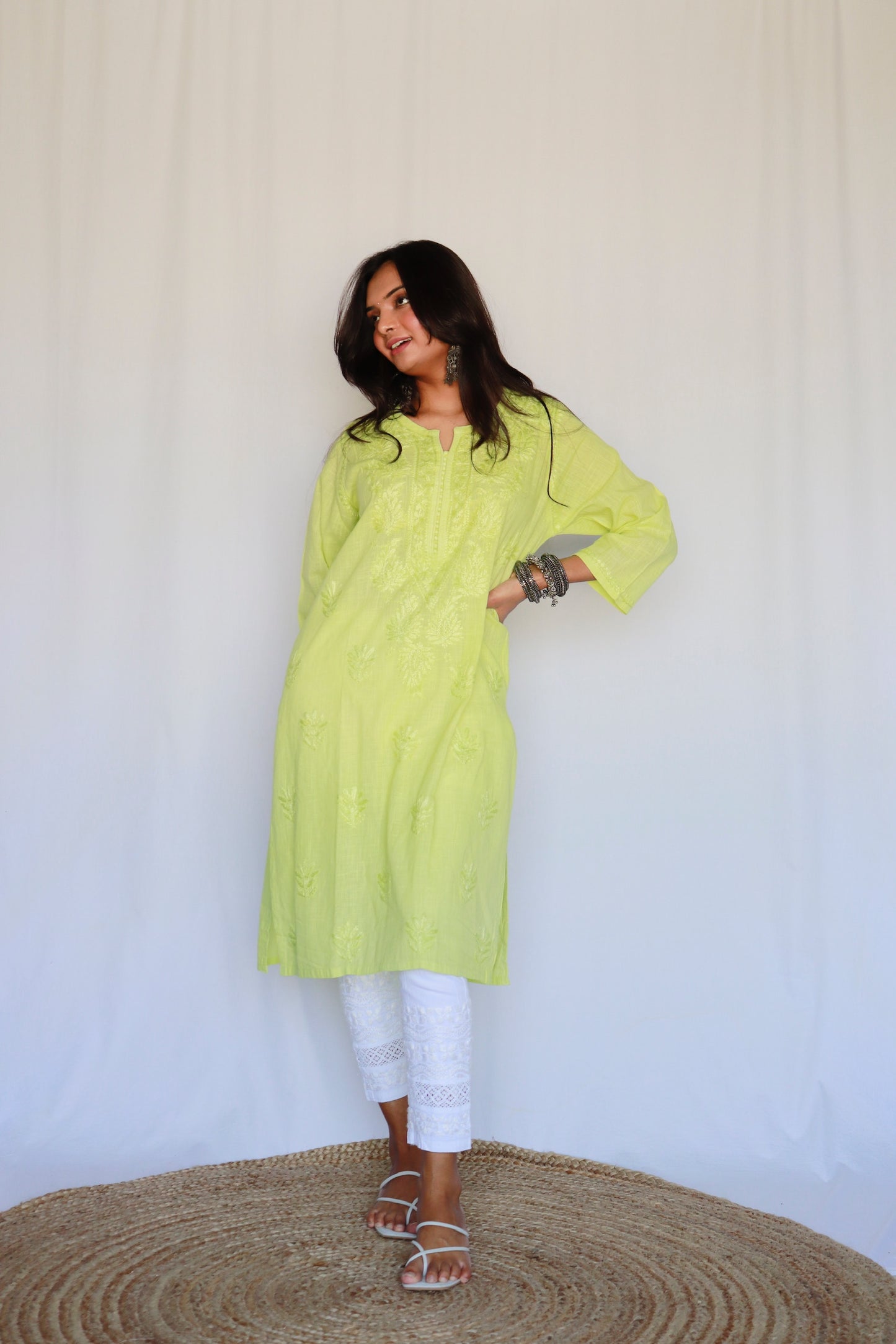 Adriti linen kurta