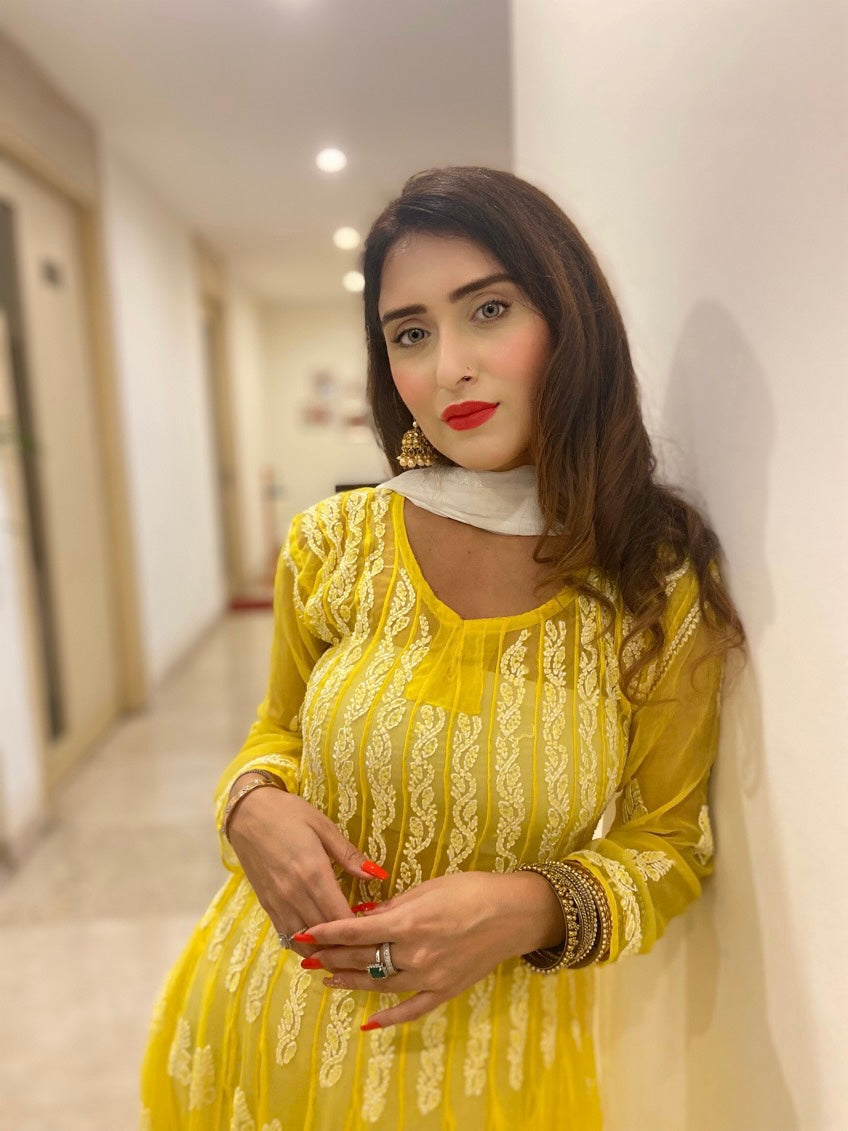 Adira Georgette Anarkali