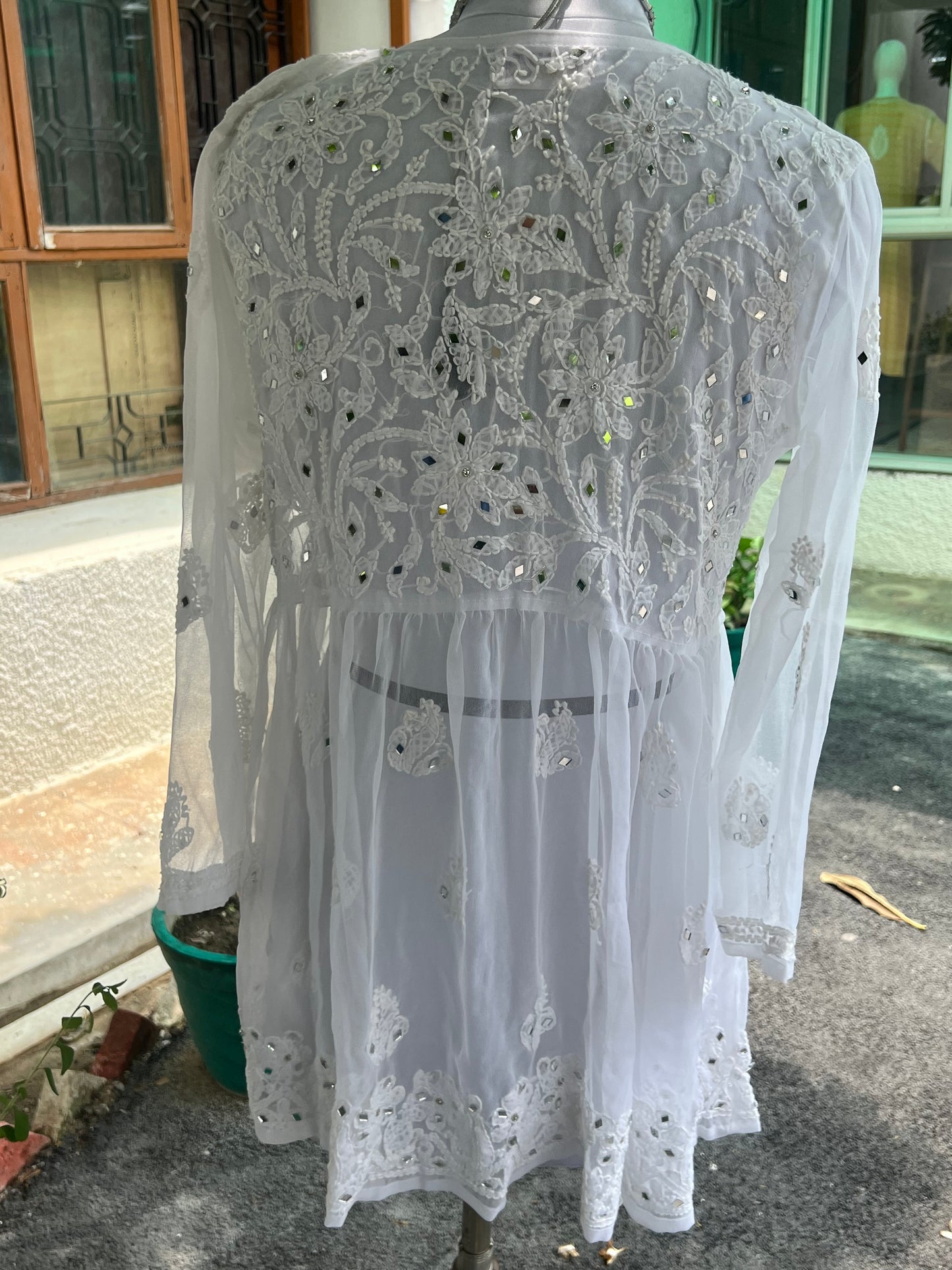 Aliza short mirror kurti