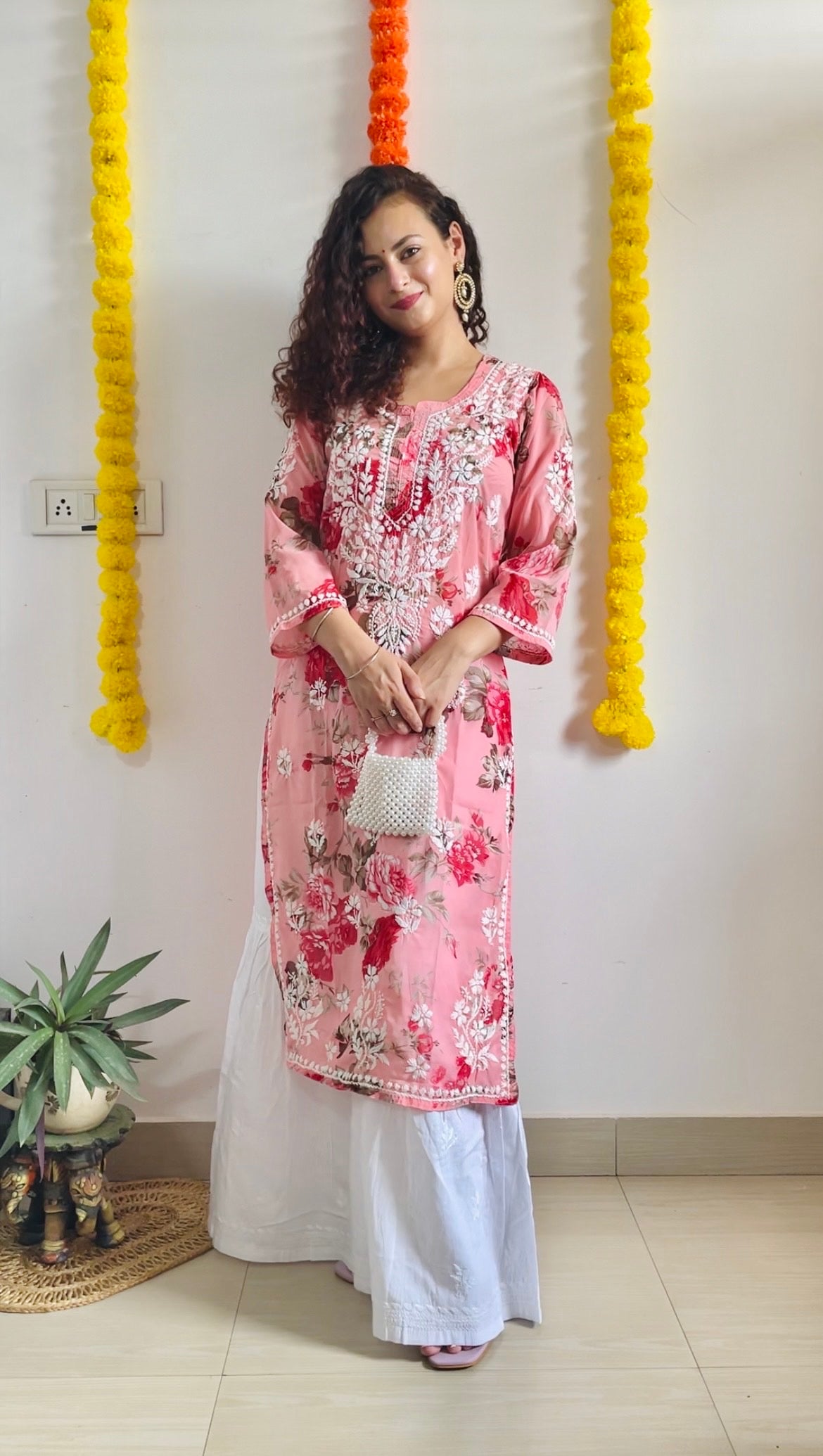 Jasmine Floral kurta